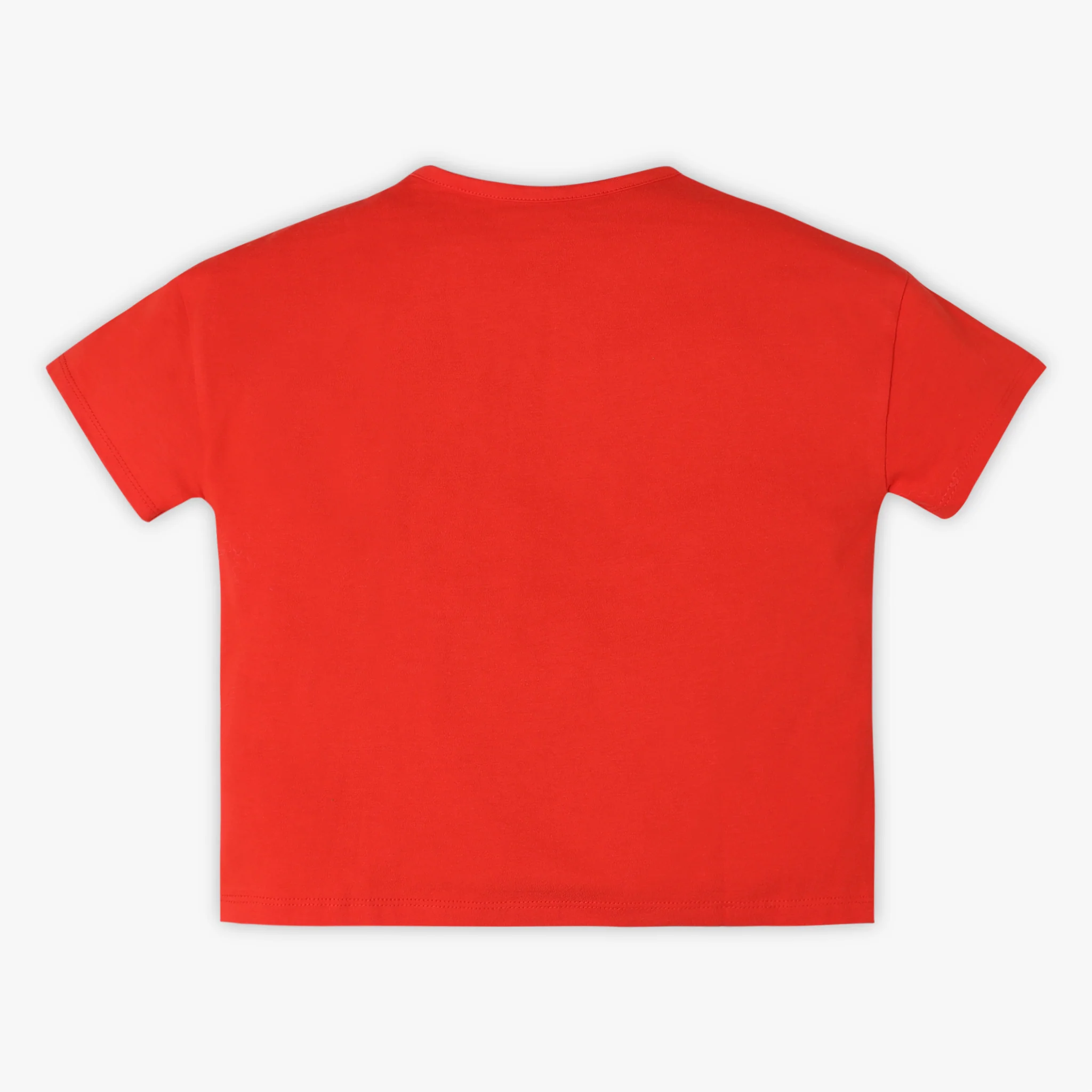 Girls Cotton Boxy Fit Crop T-Shirt - Image 5