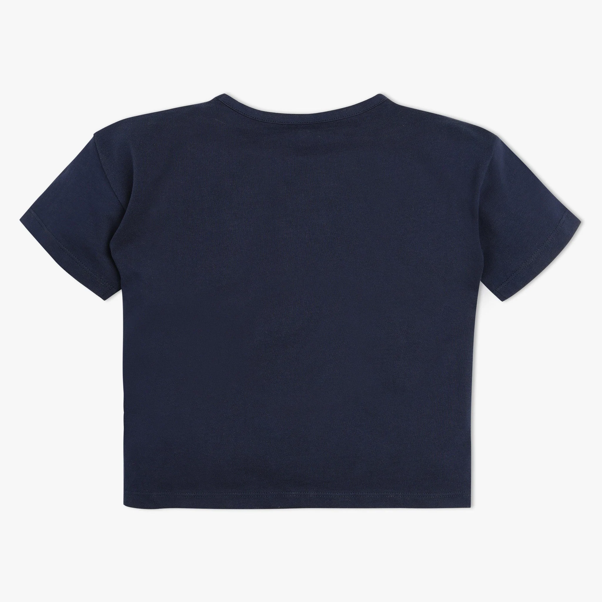 Girls Cotton Boxy Fit Crop T-Shirt - Image 8