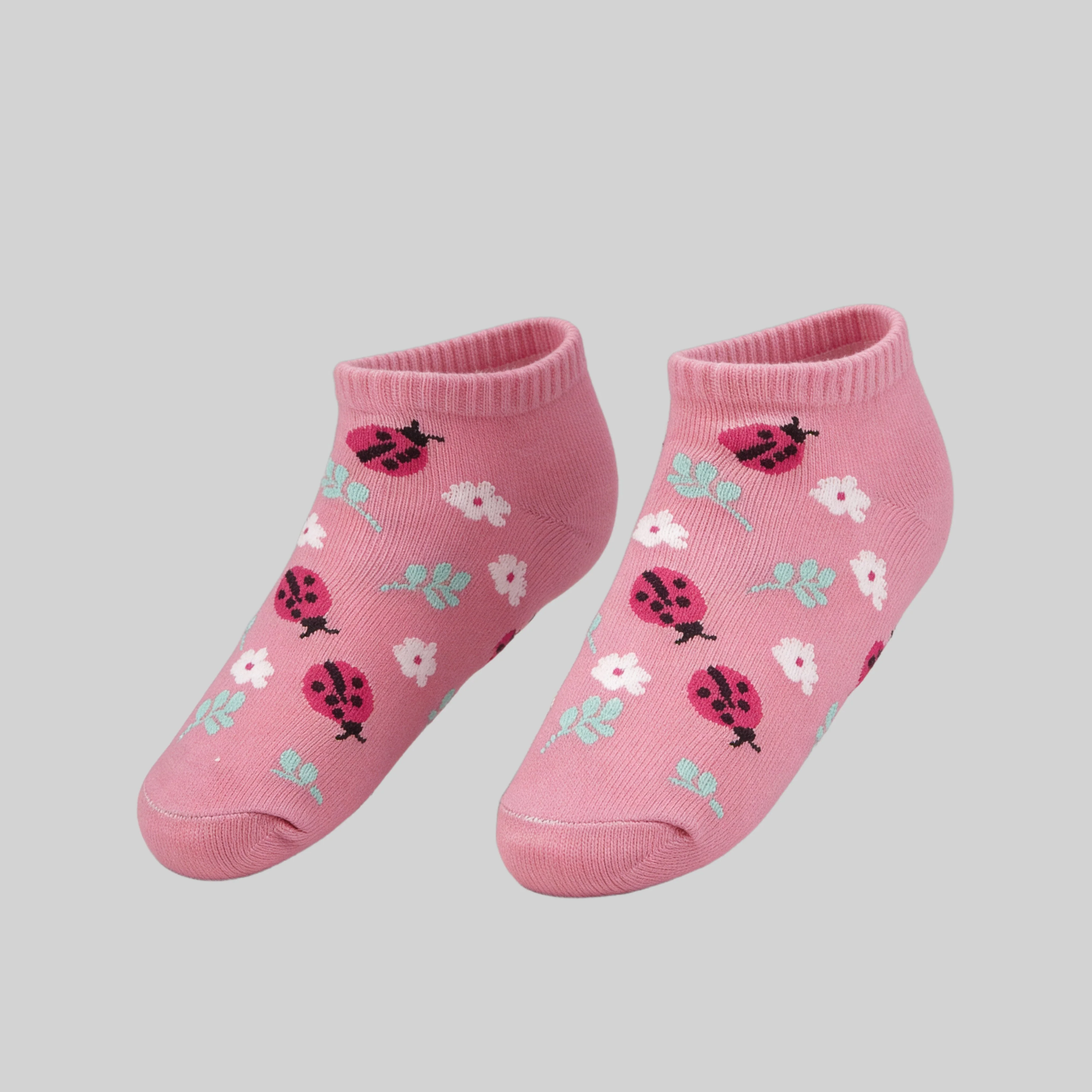 Girls Cotton Ankle Length Socks - Pack of 2 - Image 2