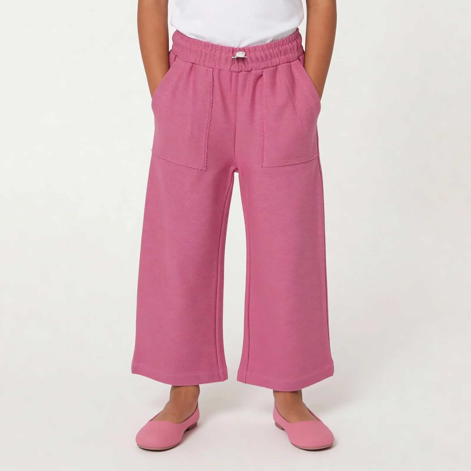 Girls Clubhouse Days Twill Knit Trackpants - Image 2