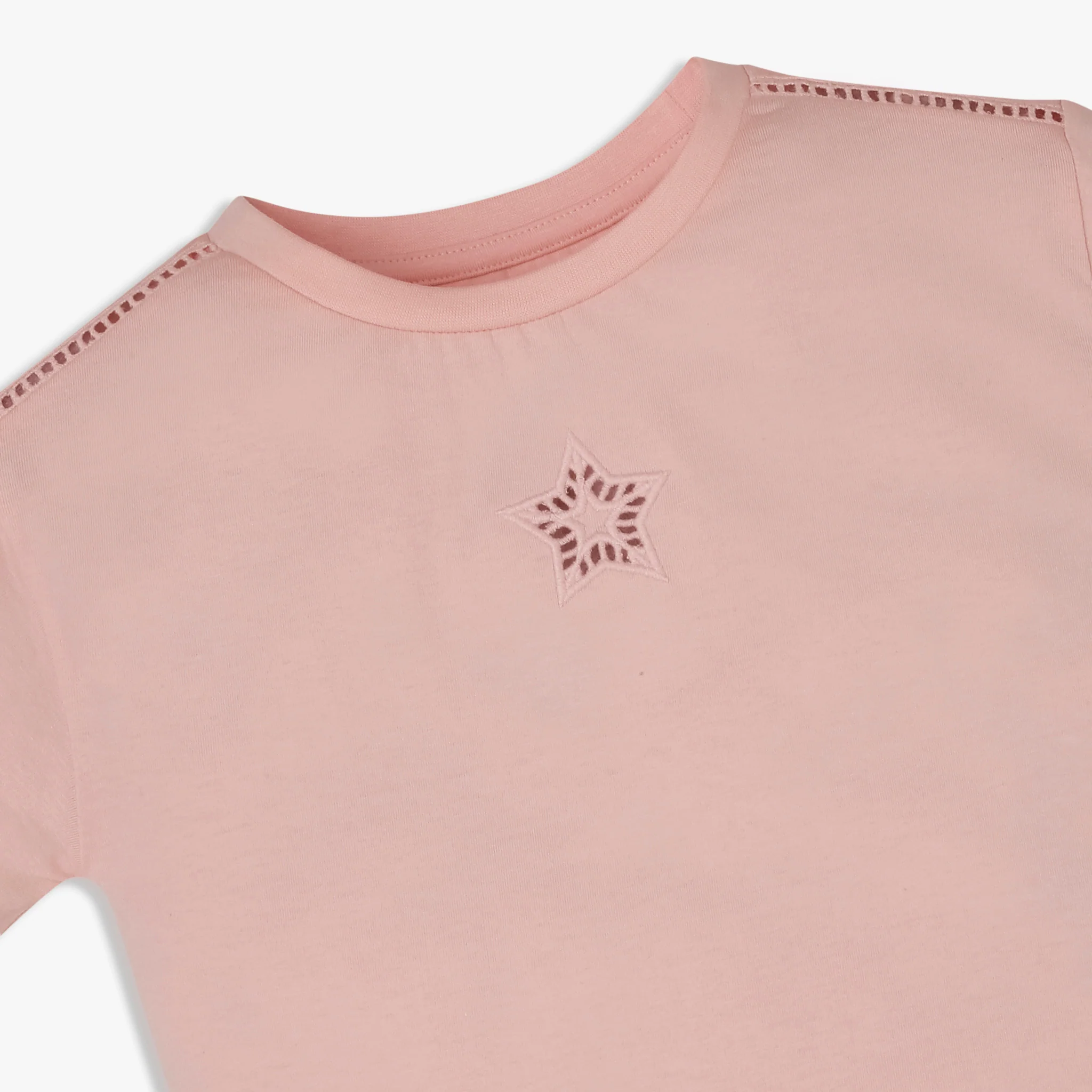 Girls Cotton Crew Neck T-Shirt - Image 3