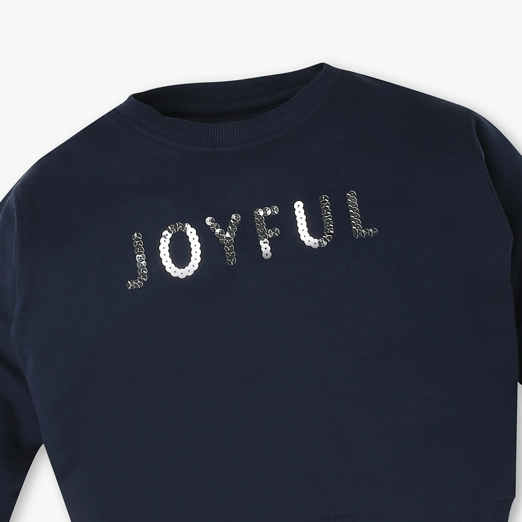 Girls Cotton Embellished Sweat Tee - Image 6