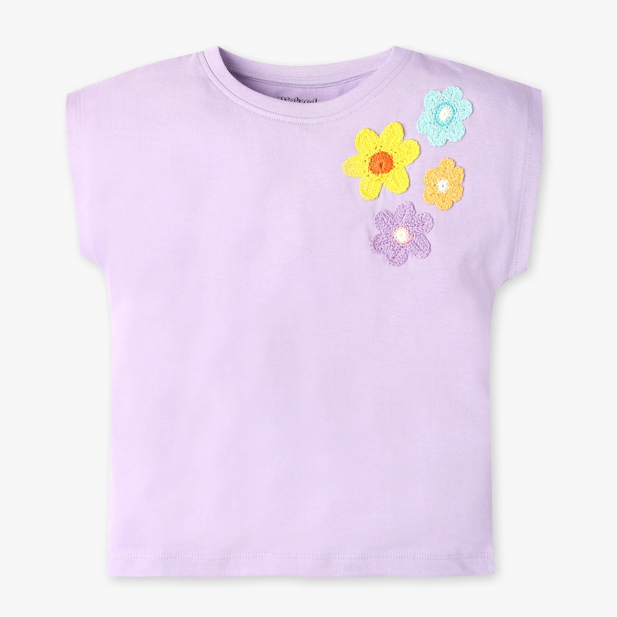Girls Cotton Dolman Sleeve T-Shirt