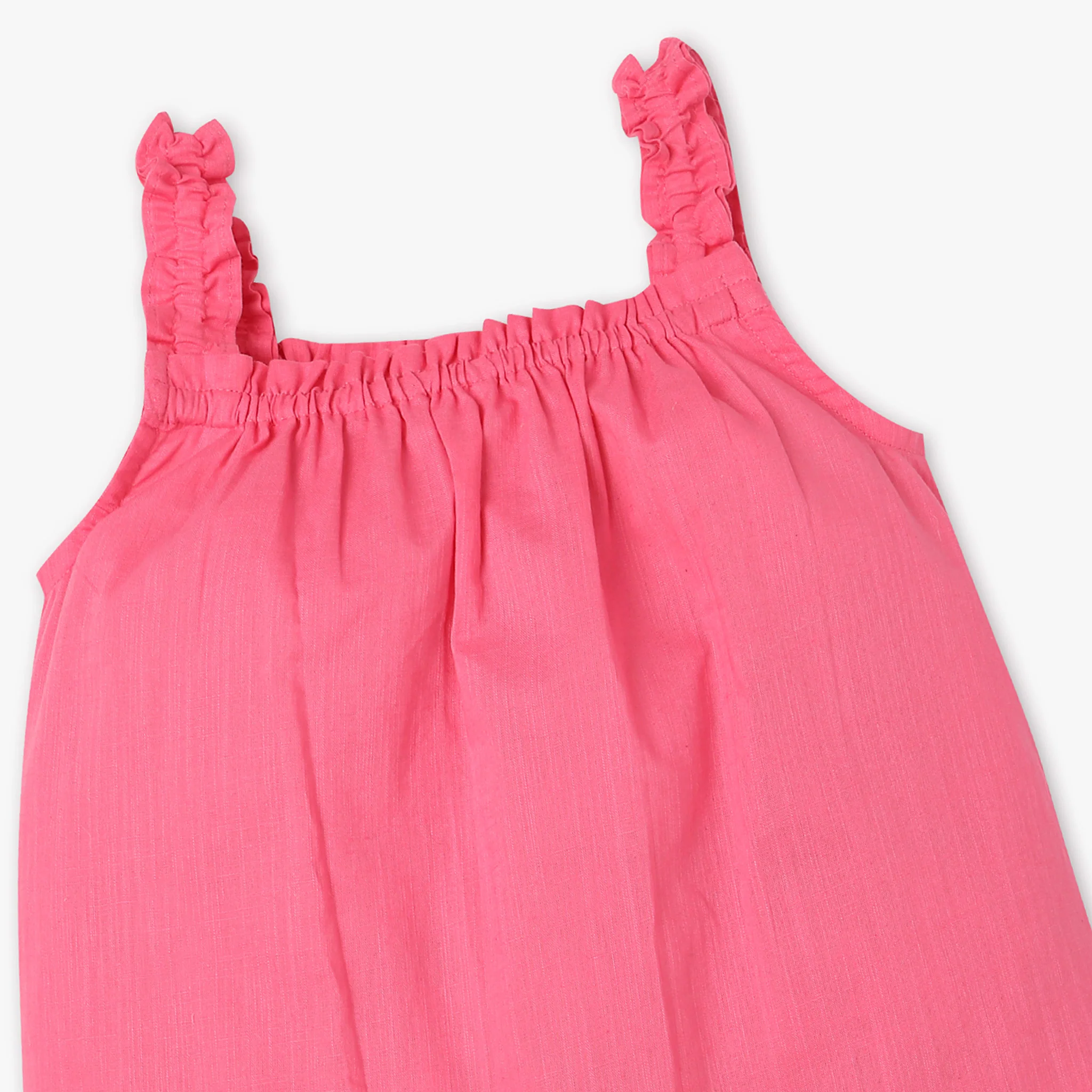 Girls Cotton Sqaure Neck Top - Image 3