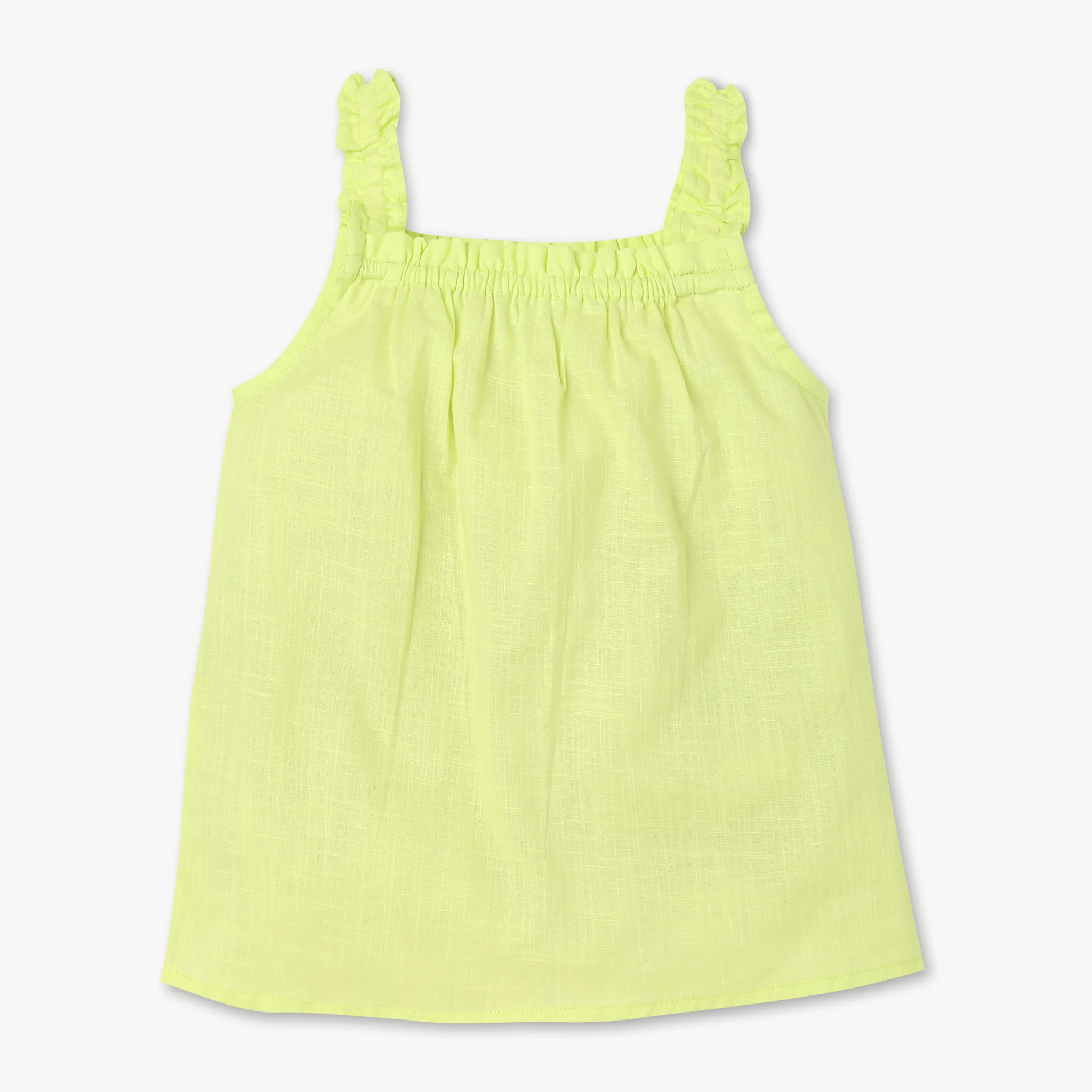 Girls Cotton Sqaure Neck Top - Image 4
