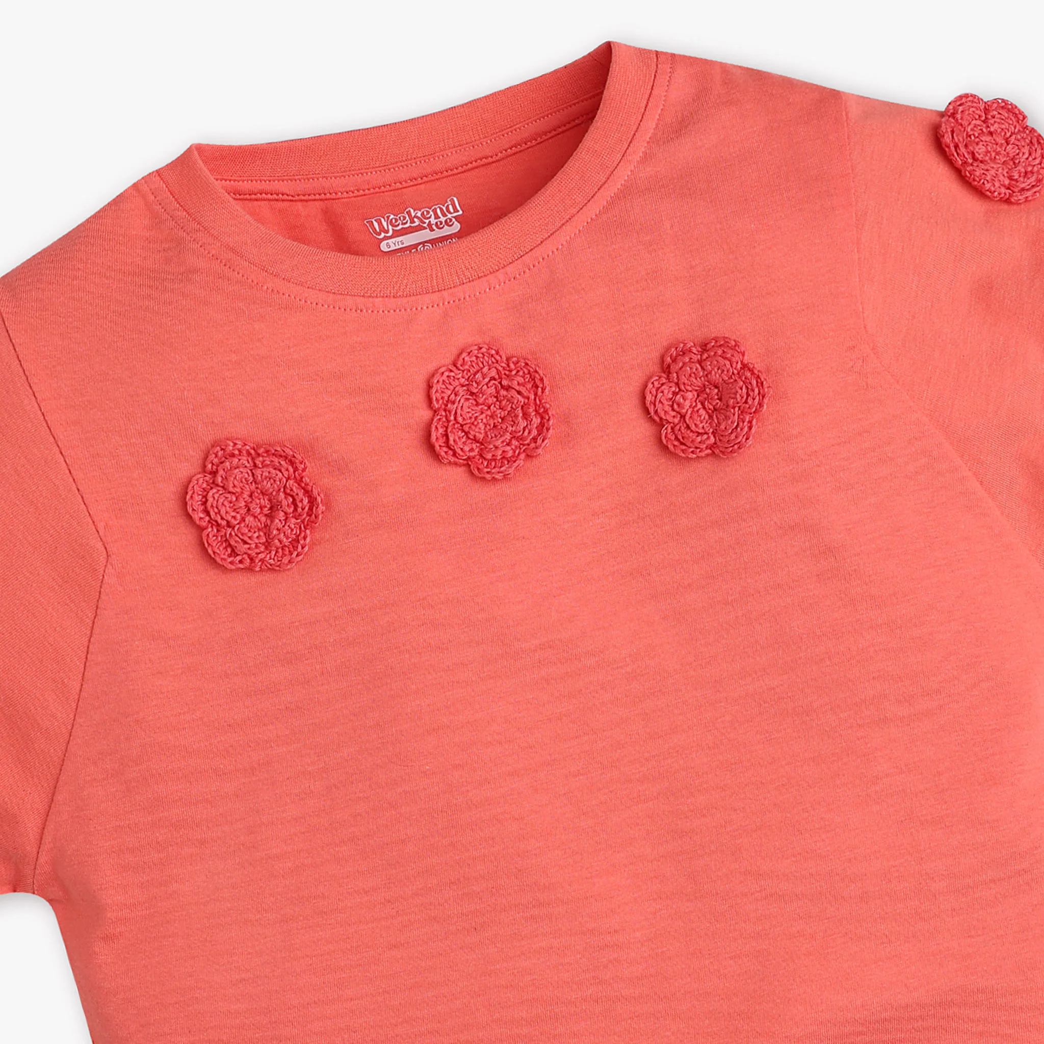 Girls Cotton Boxy Fit T-Shirt - Image 6