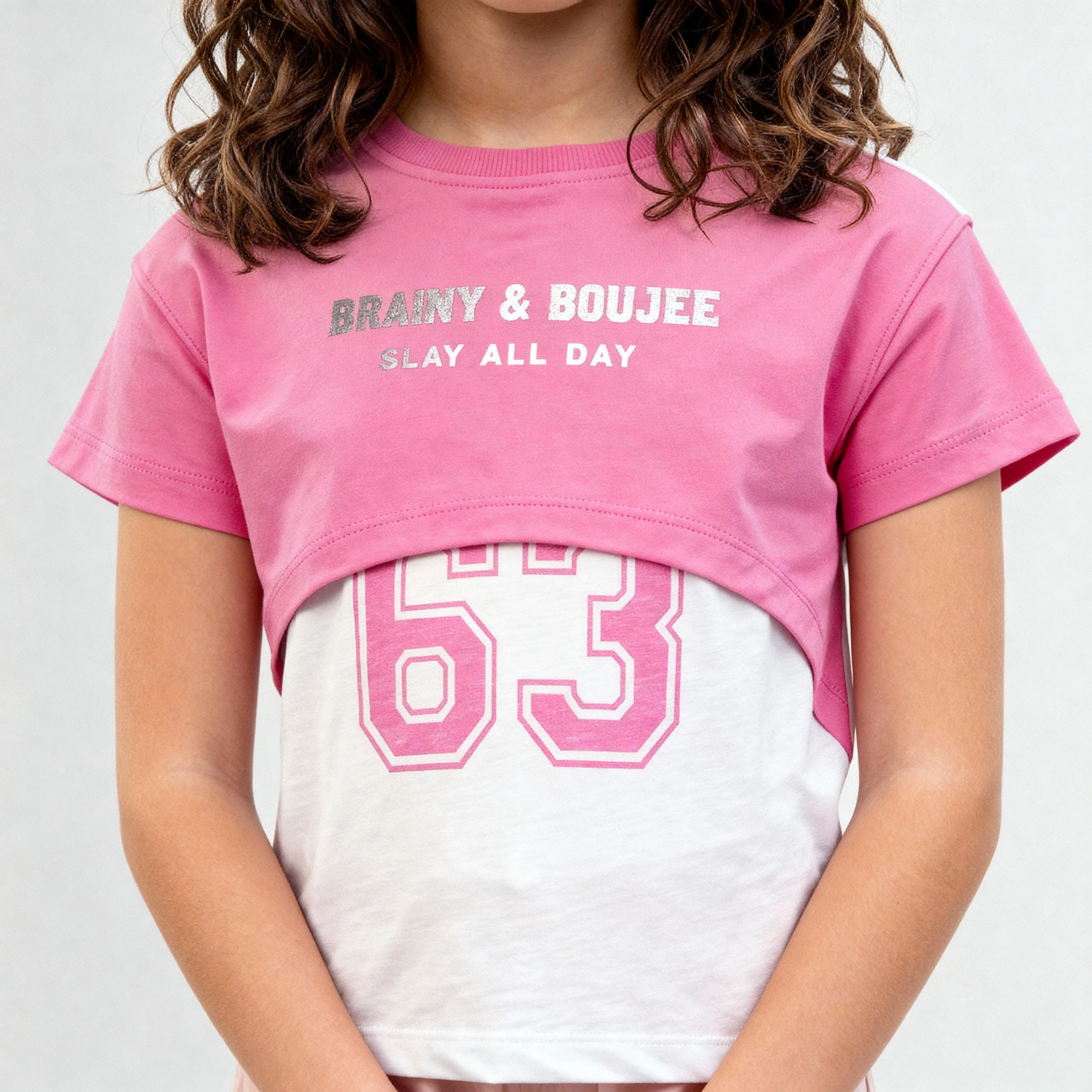 Girls Cotton Graphic Weekend T-Shirt - Image 4