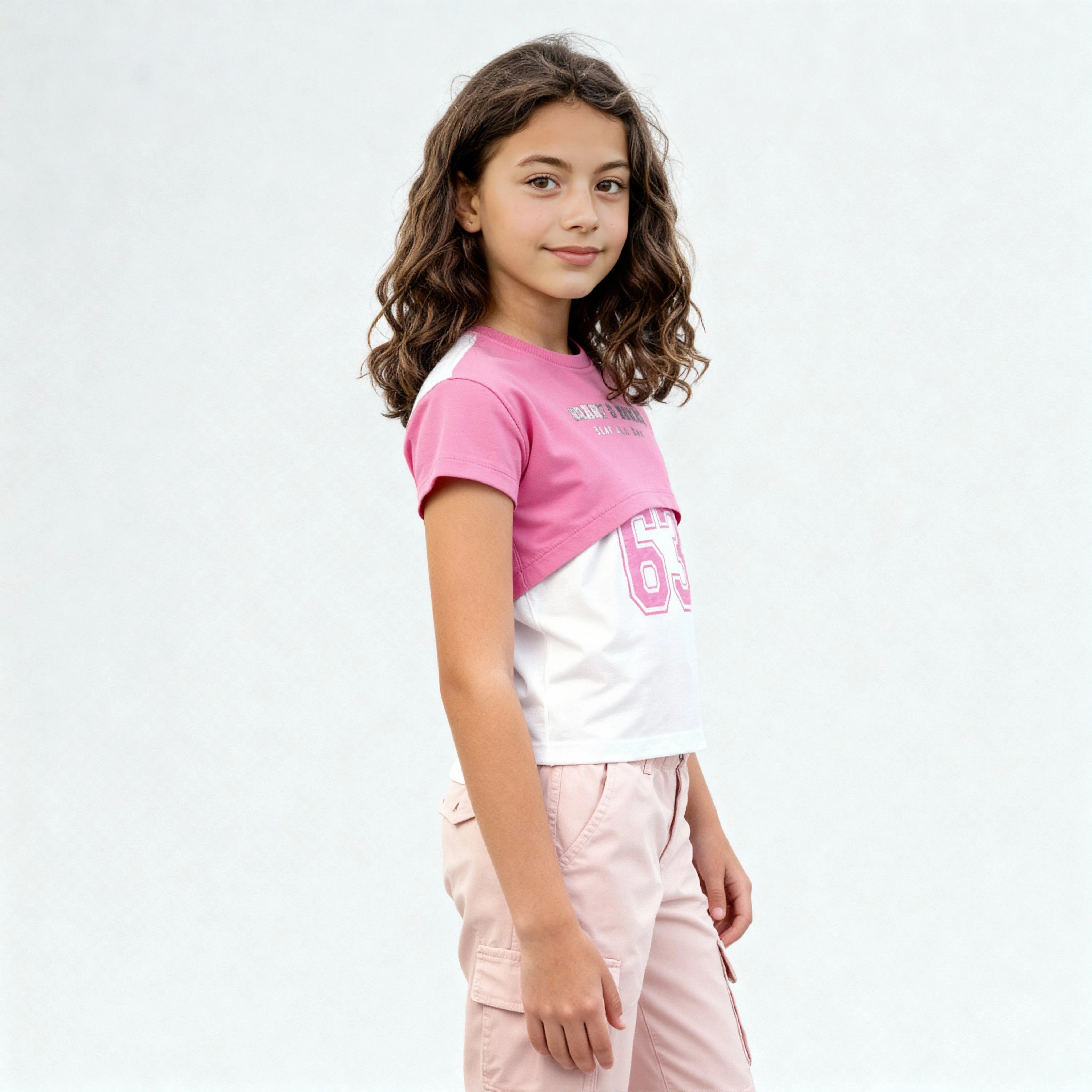 Girls Cotton Graphic Weekend T-Shirt - Image 5