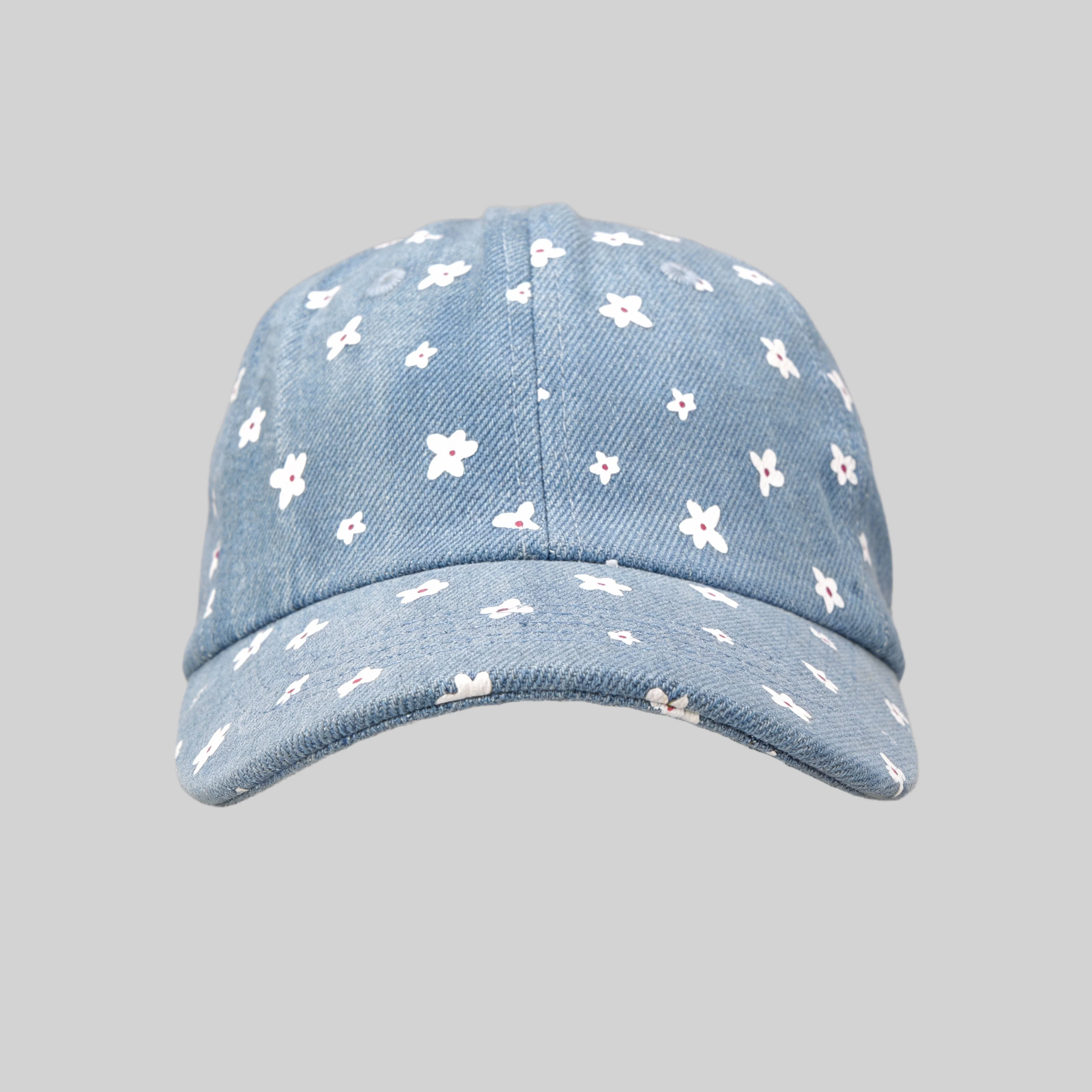 Girls Cotton Printed Cap - Image 2