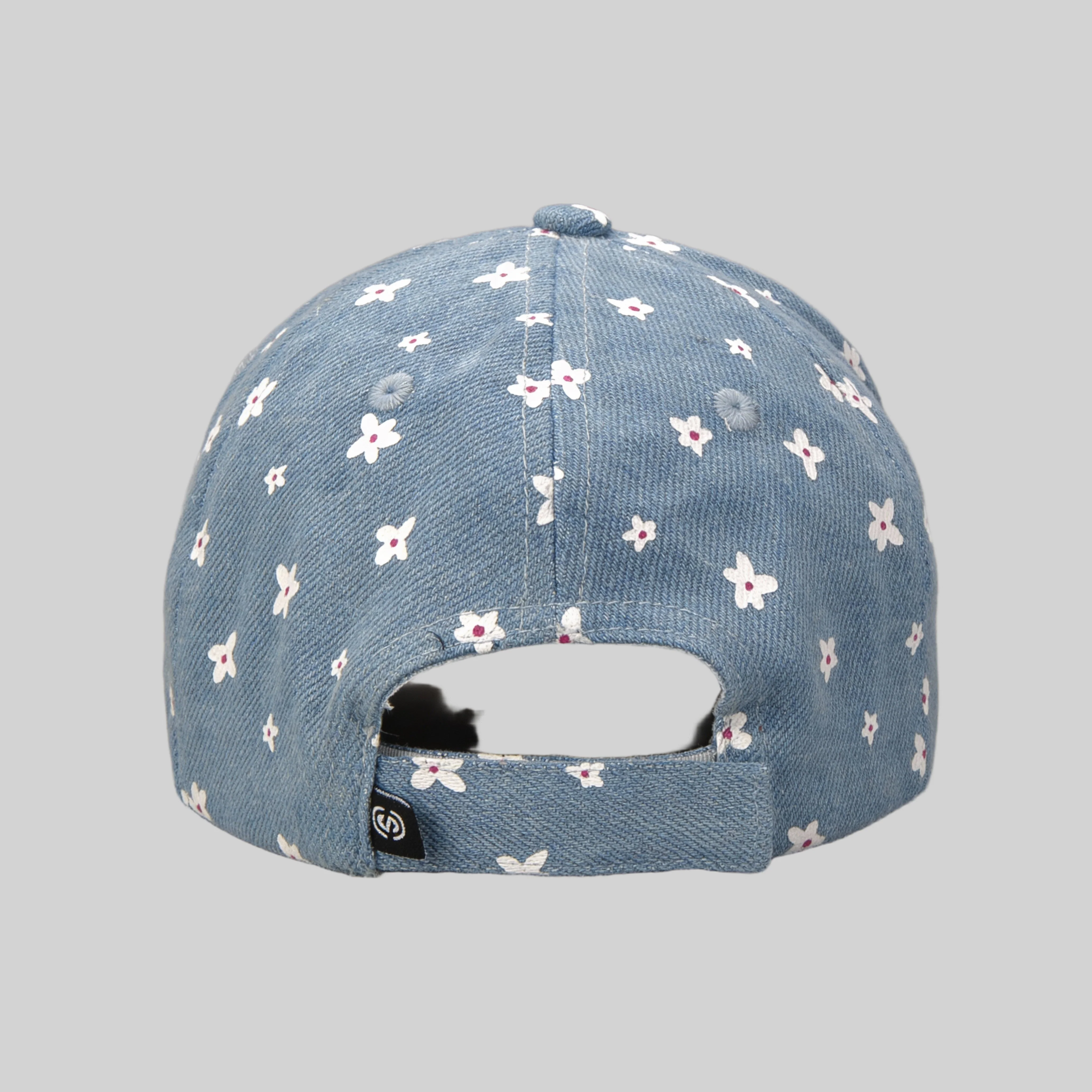 Girls Cotton Printed Cap - Image 3