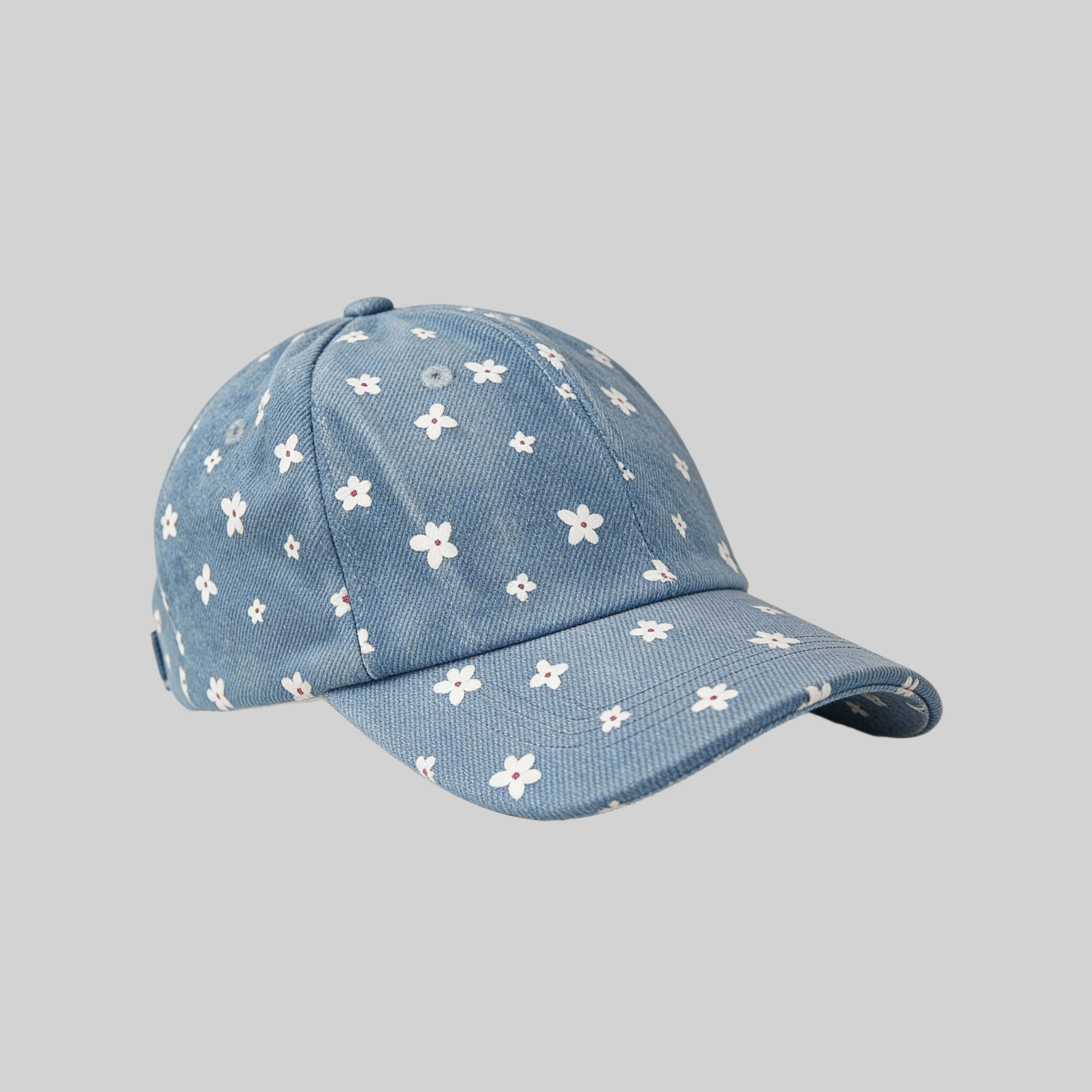 Girls Cotton Printed Cap - Image 4