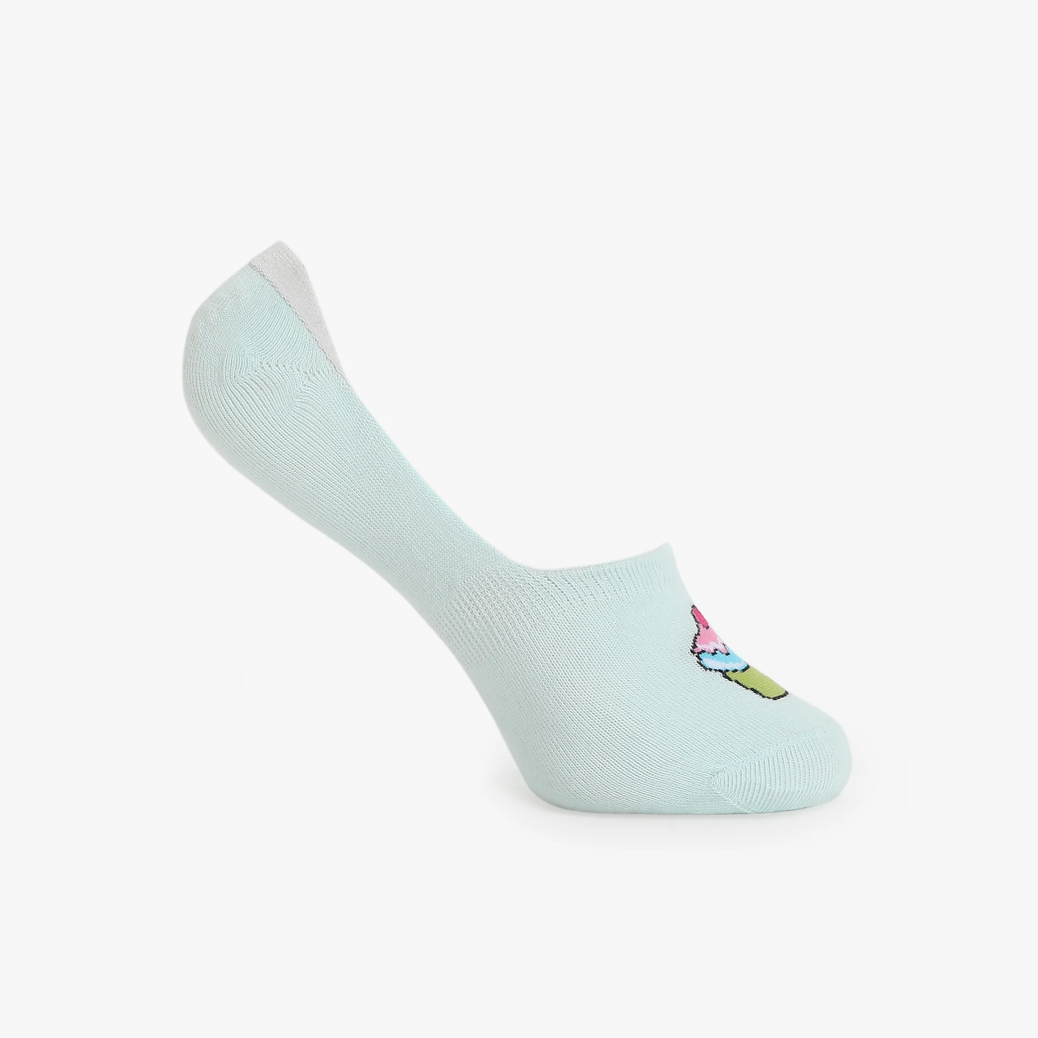 Girls Cotton Printed Shoe Liner Socks - Image 9
