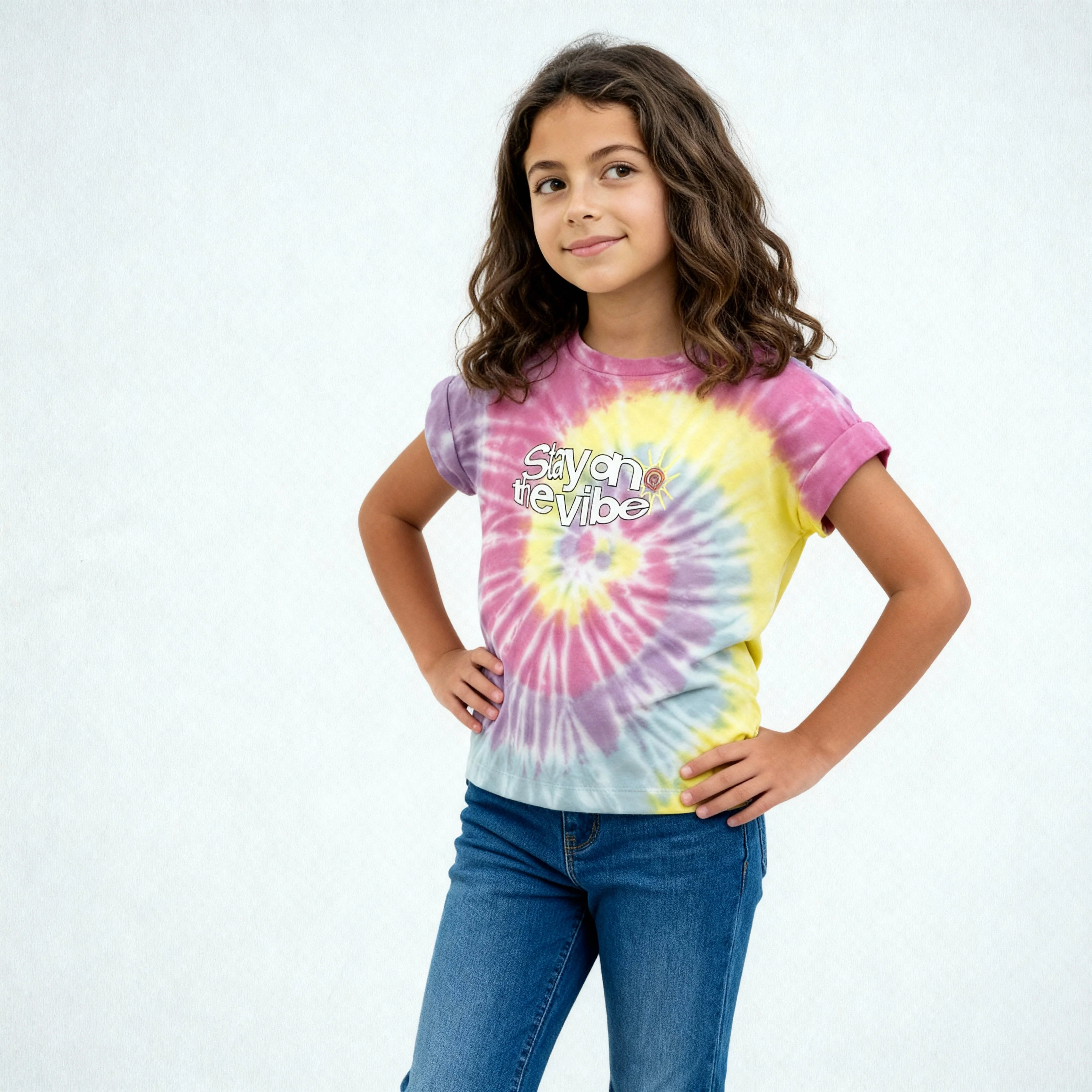 Girls Cotton Printed Skiddle T-Shirt - Image 5
