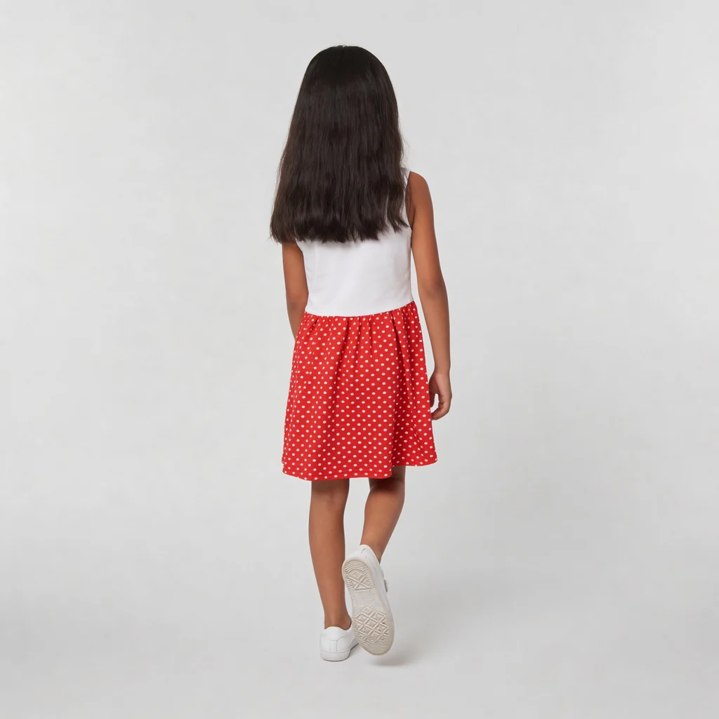 Girls Cotton Printed Weekend Dress - Image 3