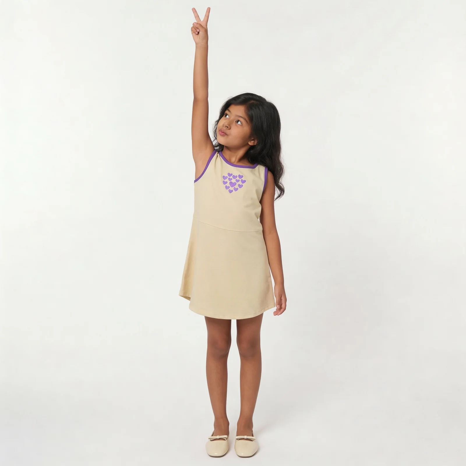 Girls Cotton Printed Weekend Dress