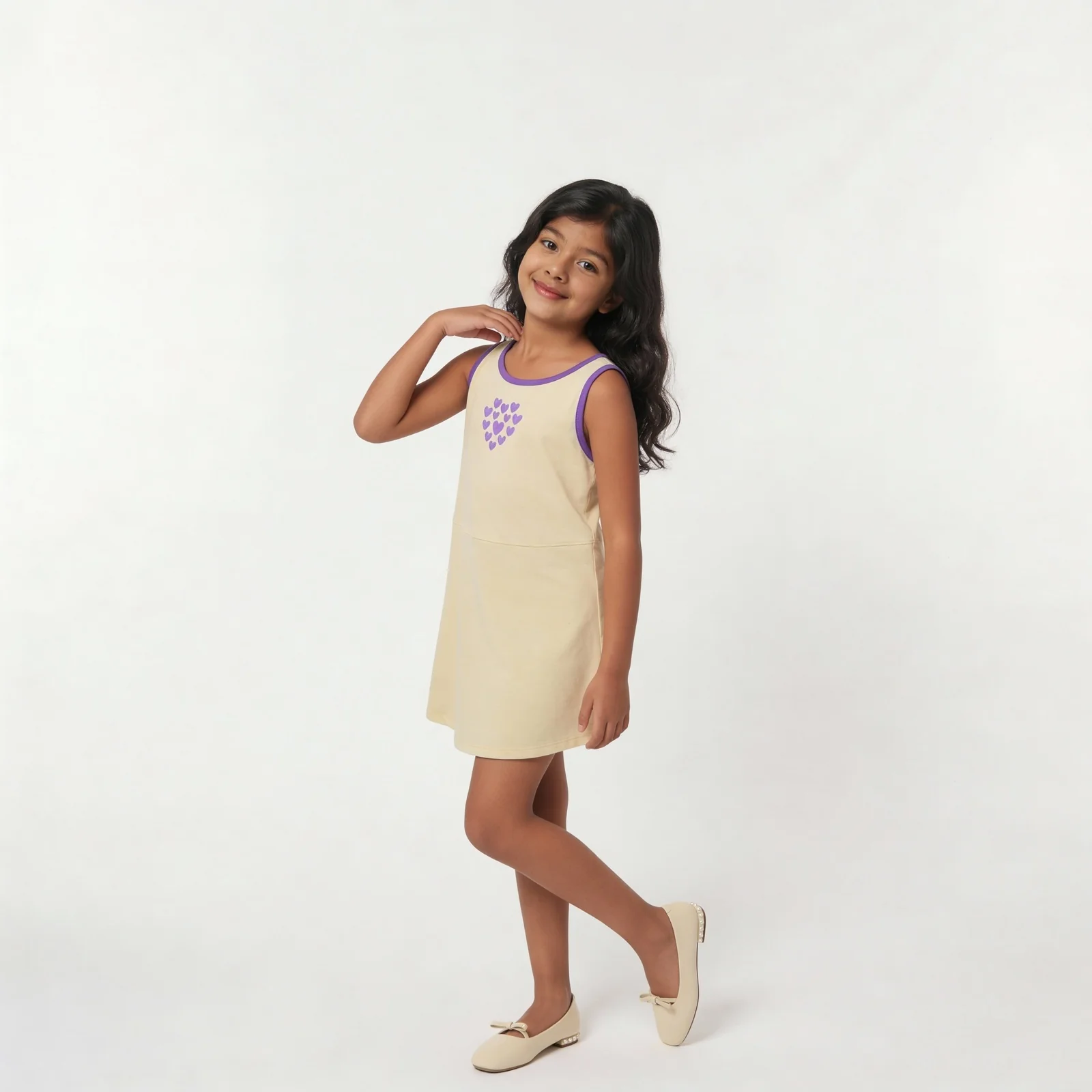 Girls Cotton Printed Weekend Dress - Image 5