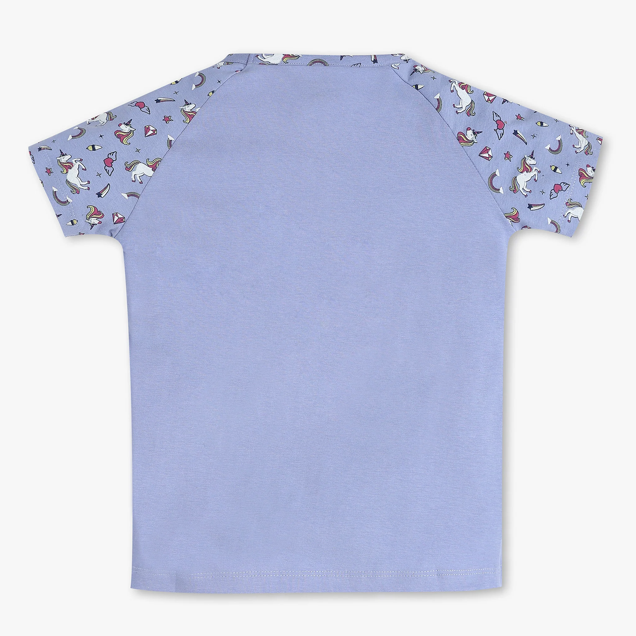 Girls Printed Cotton Sleepwear Set - Image 3