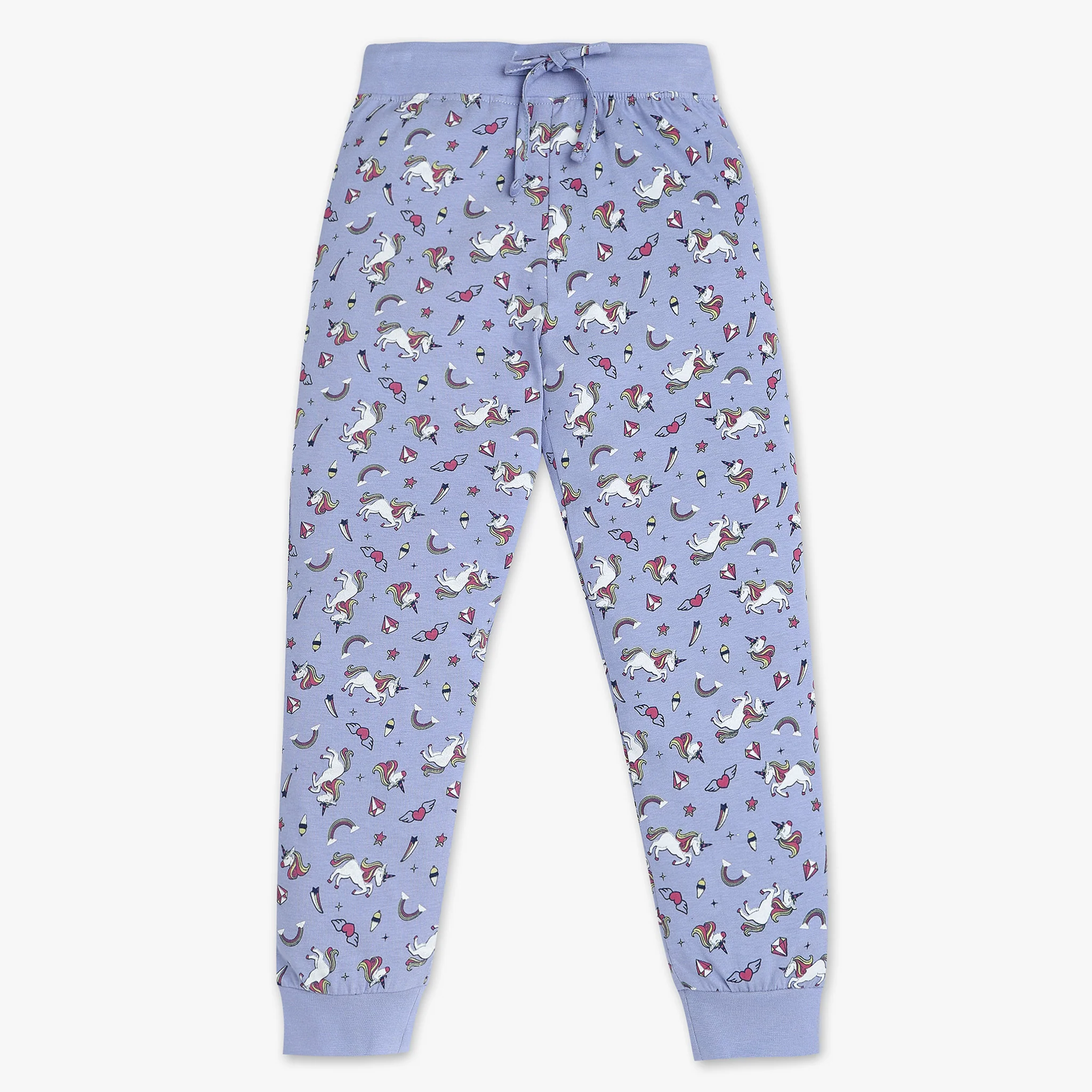 Girls Printed Cotton Sleepwear Set - Image 5