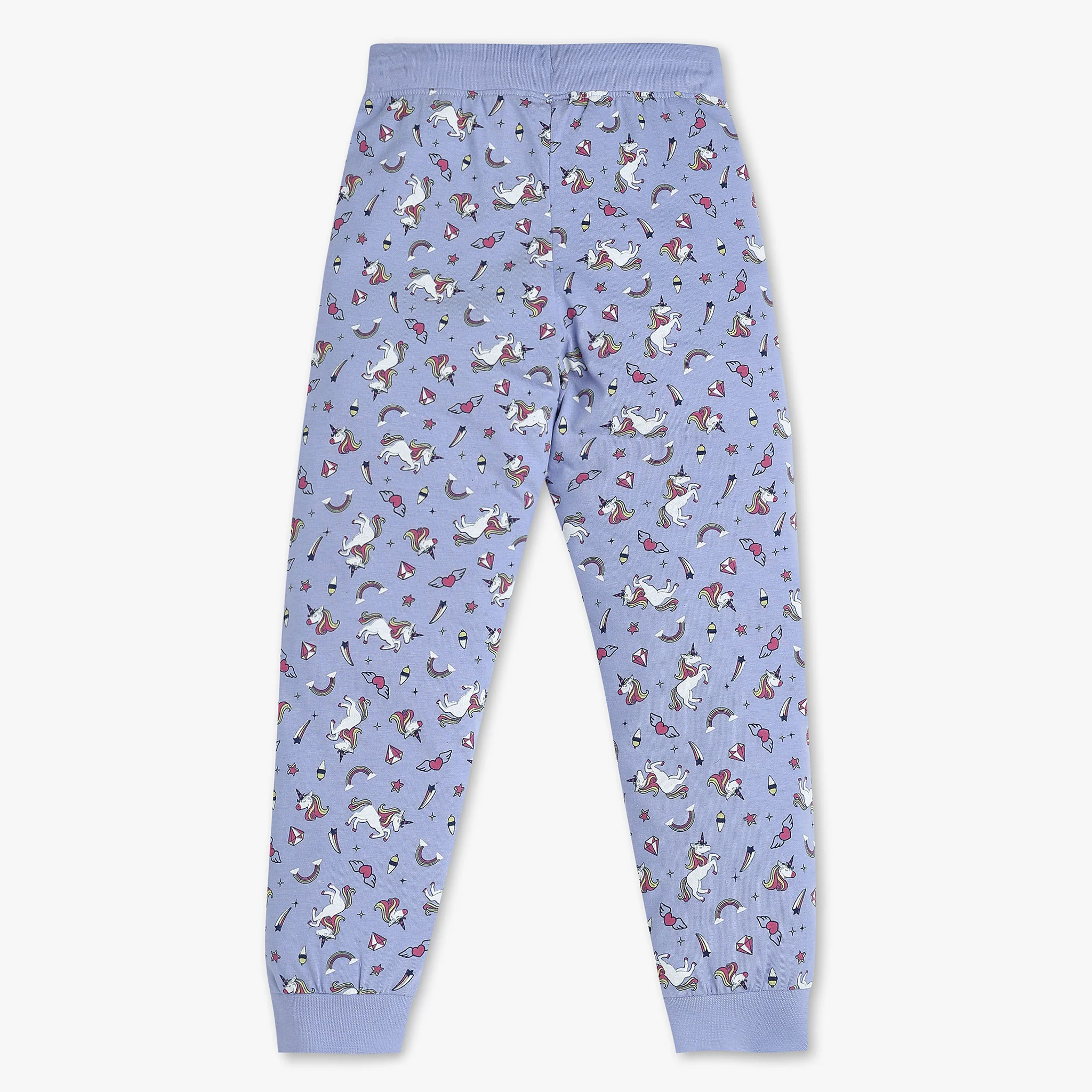 Girls Printed Cotton Sleepwear Set - Image 6