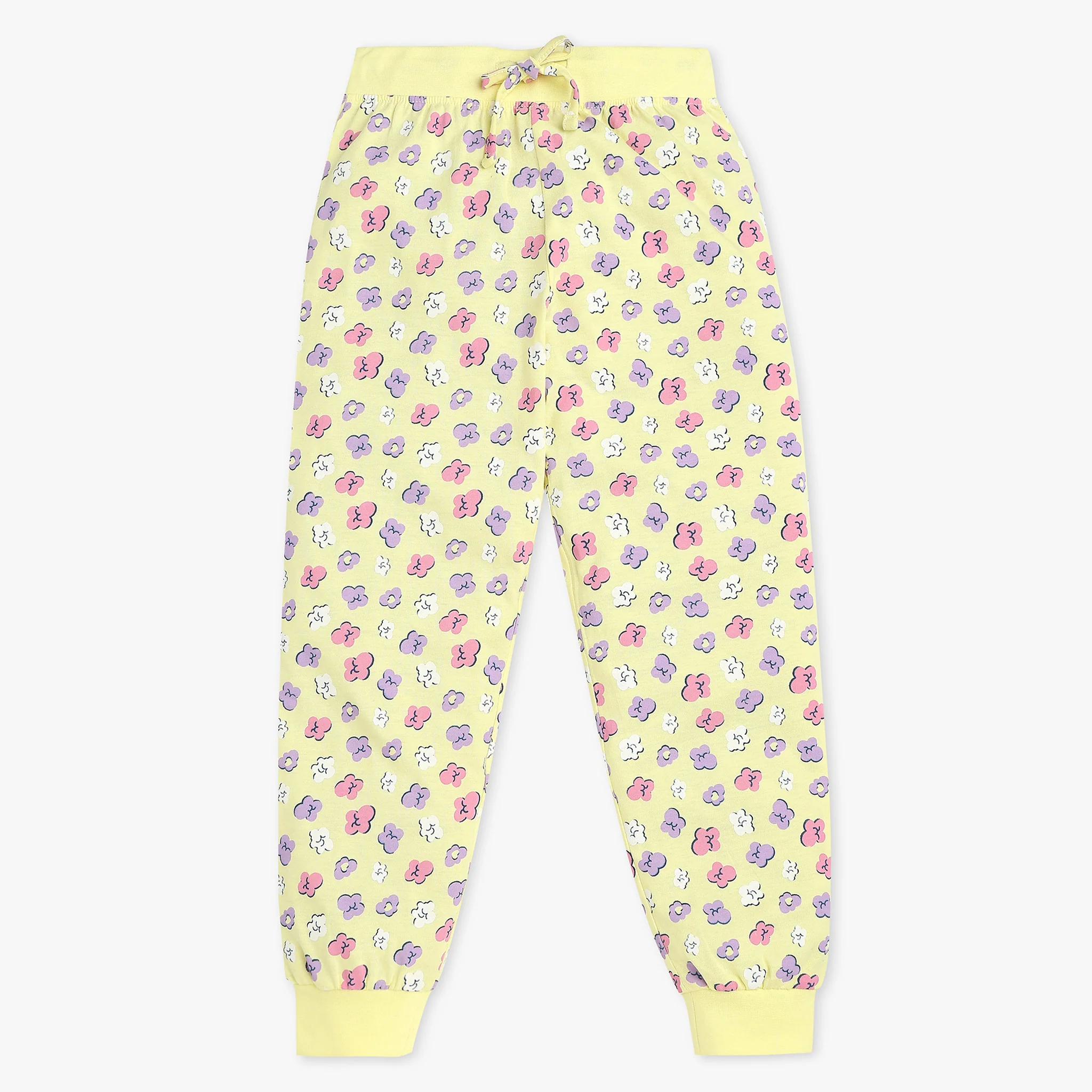 Girls Printed Cotton Sleepwear Set - Image 5