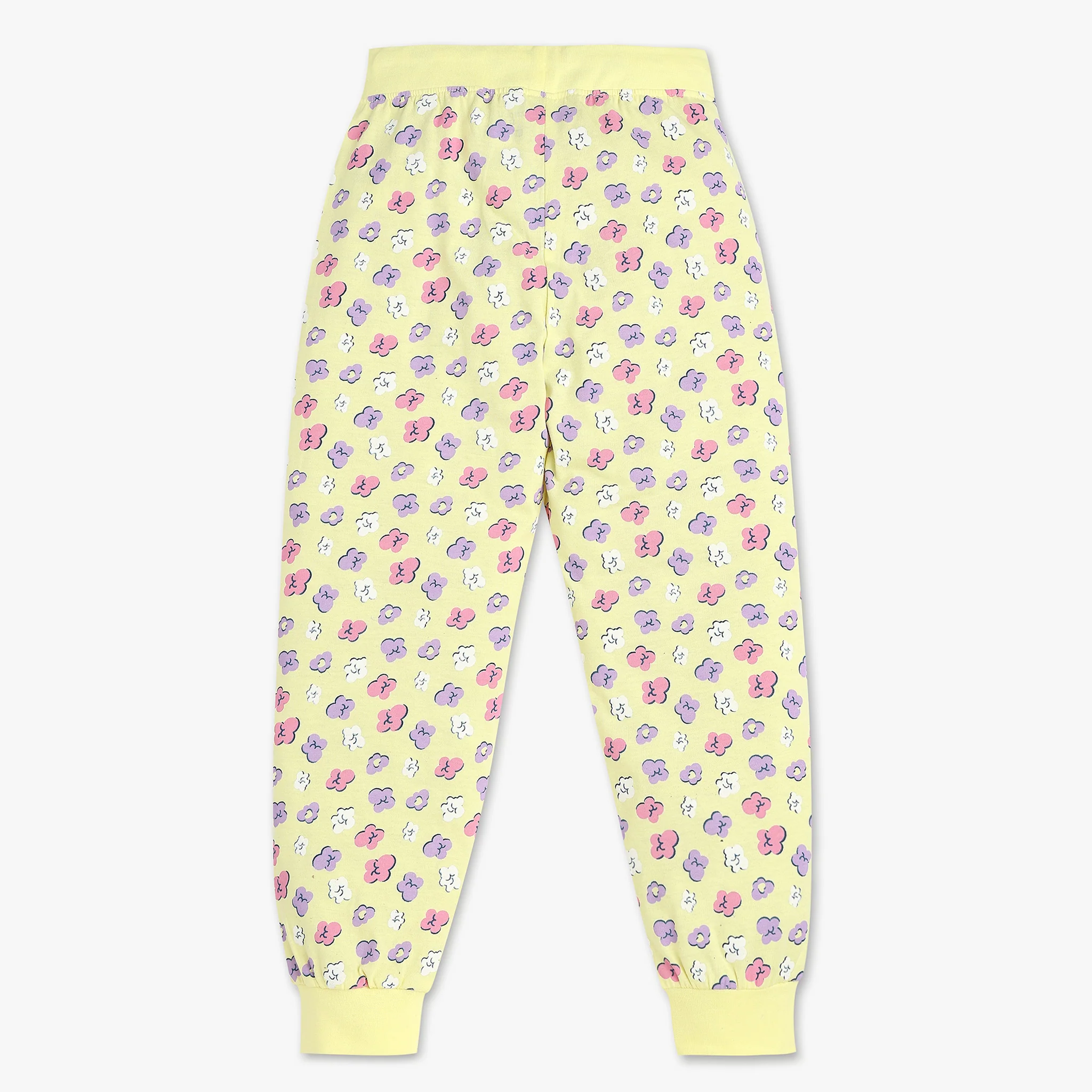 Girls Printed Cotton Sleepwear Set - Image 6