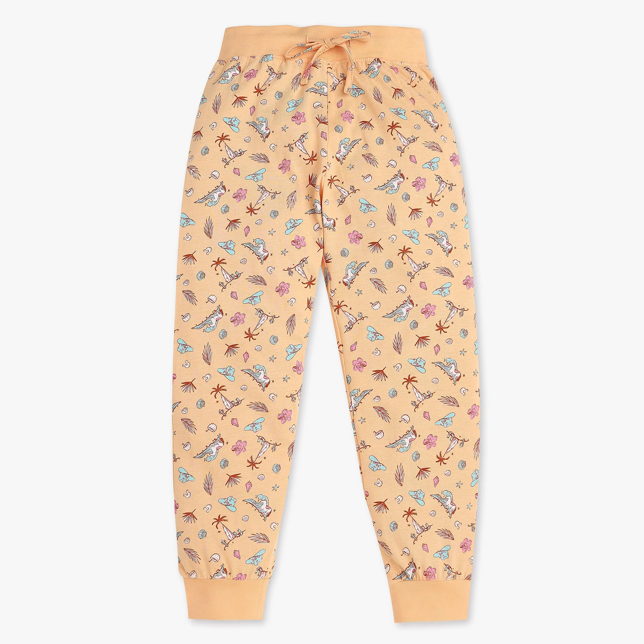 Girls Printed Cotton Sleepwear Set - Image 5