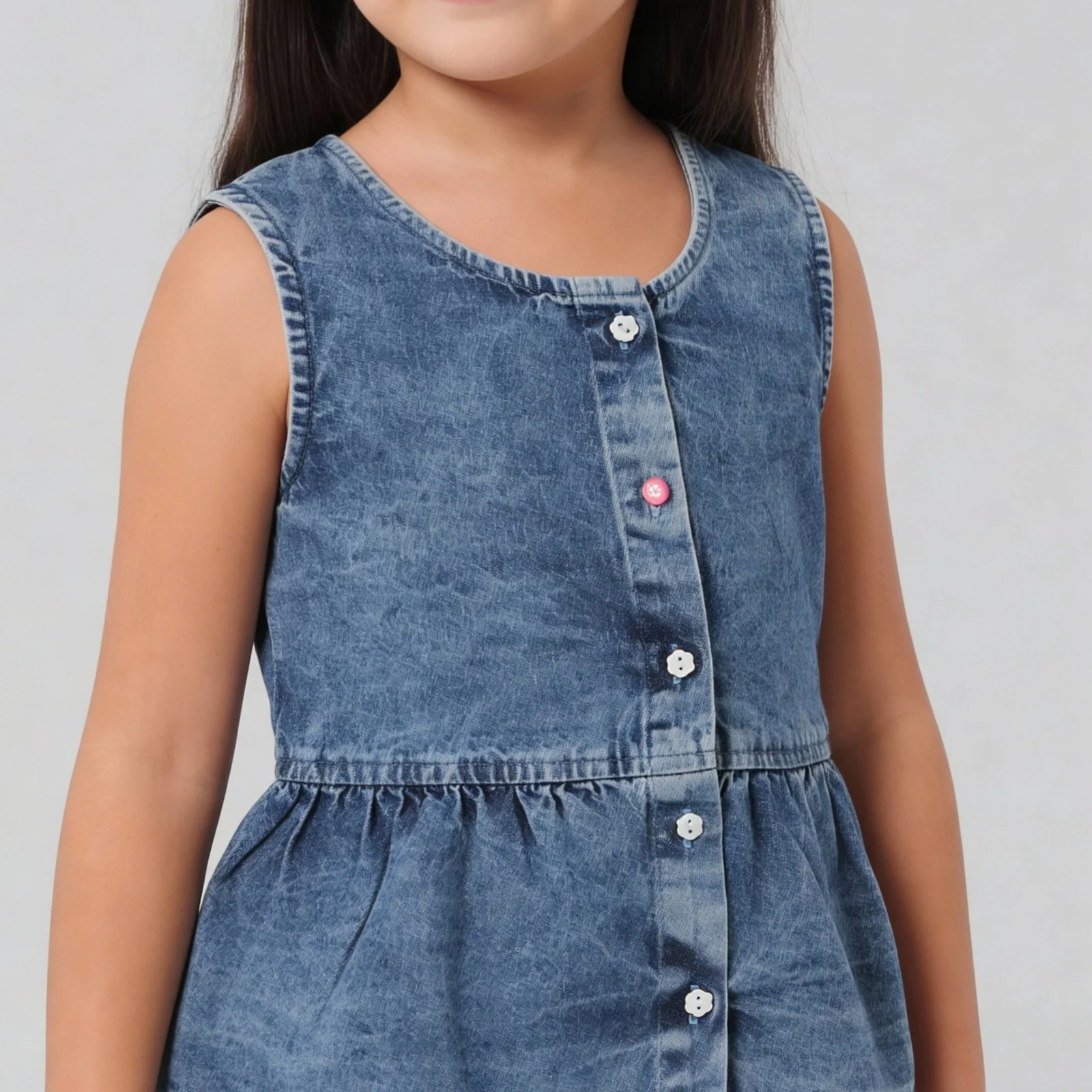 Girls Cotton Sleeveless Top - Image 4
