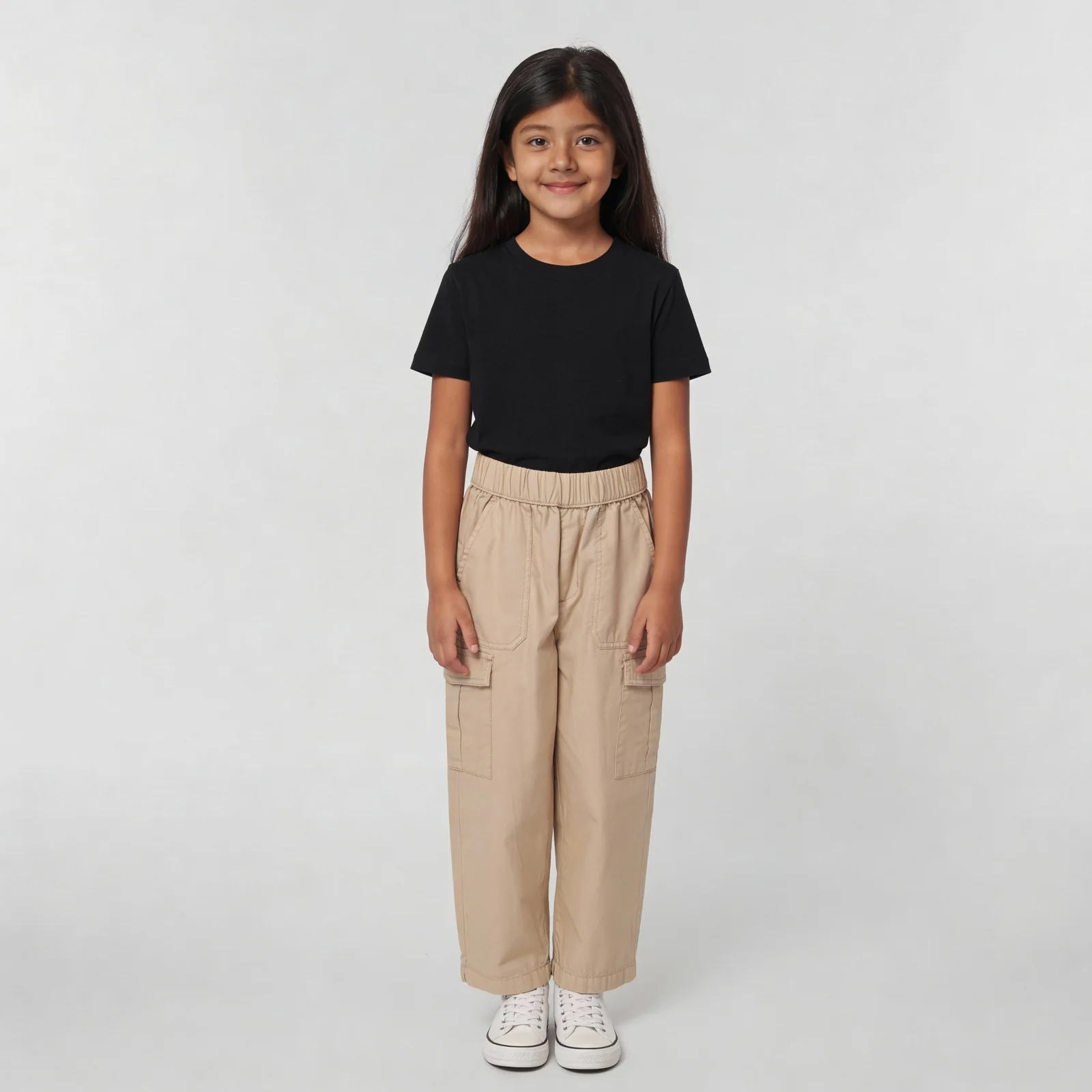 Girls Cotton Solid Joggers - Image 11