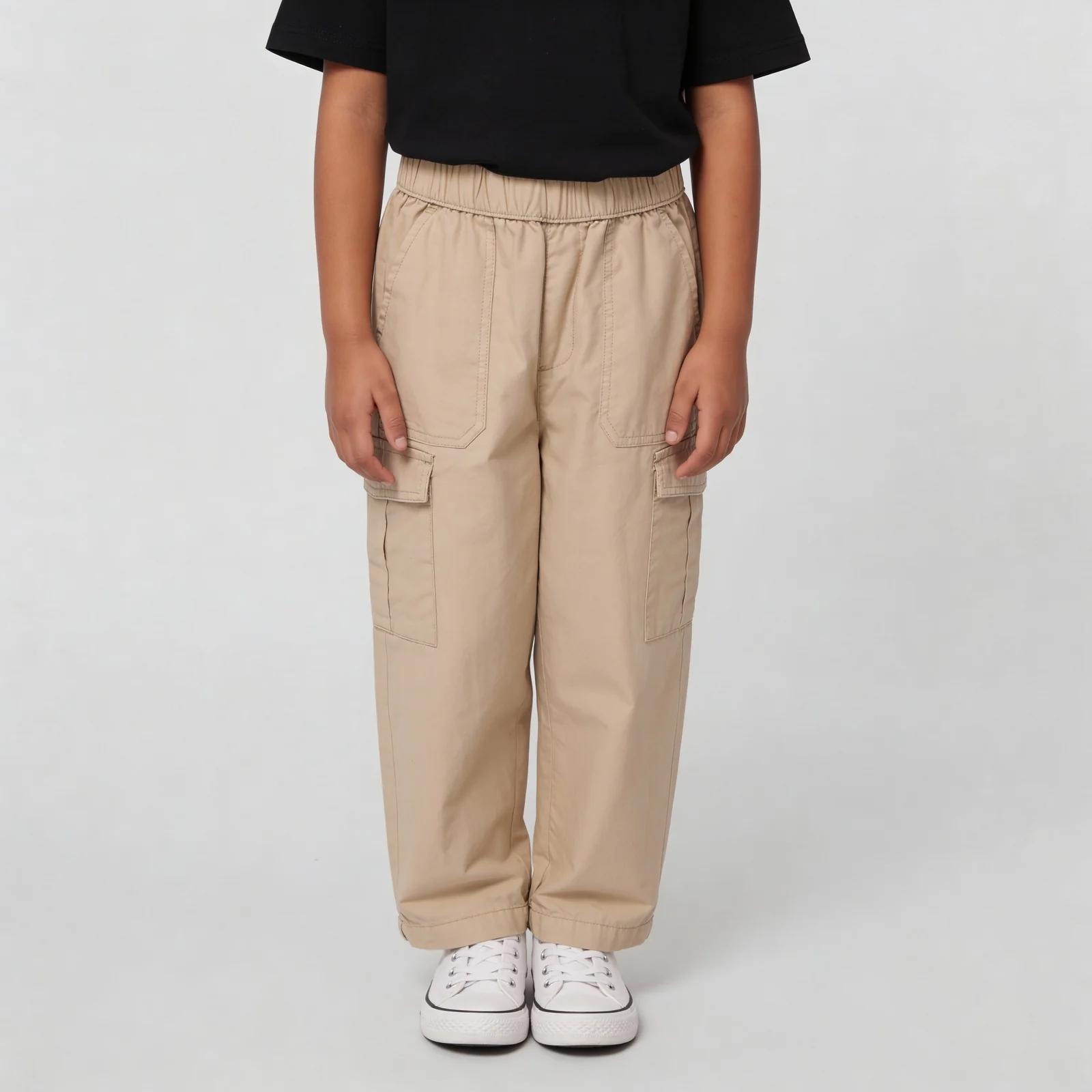 Girls Cotton Solid Joggers - Image 12