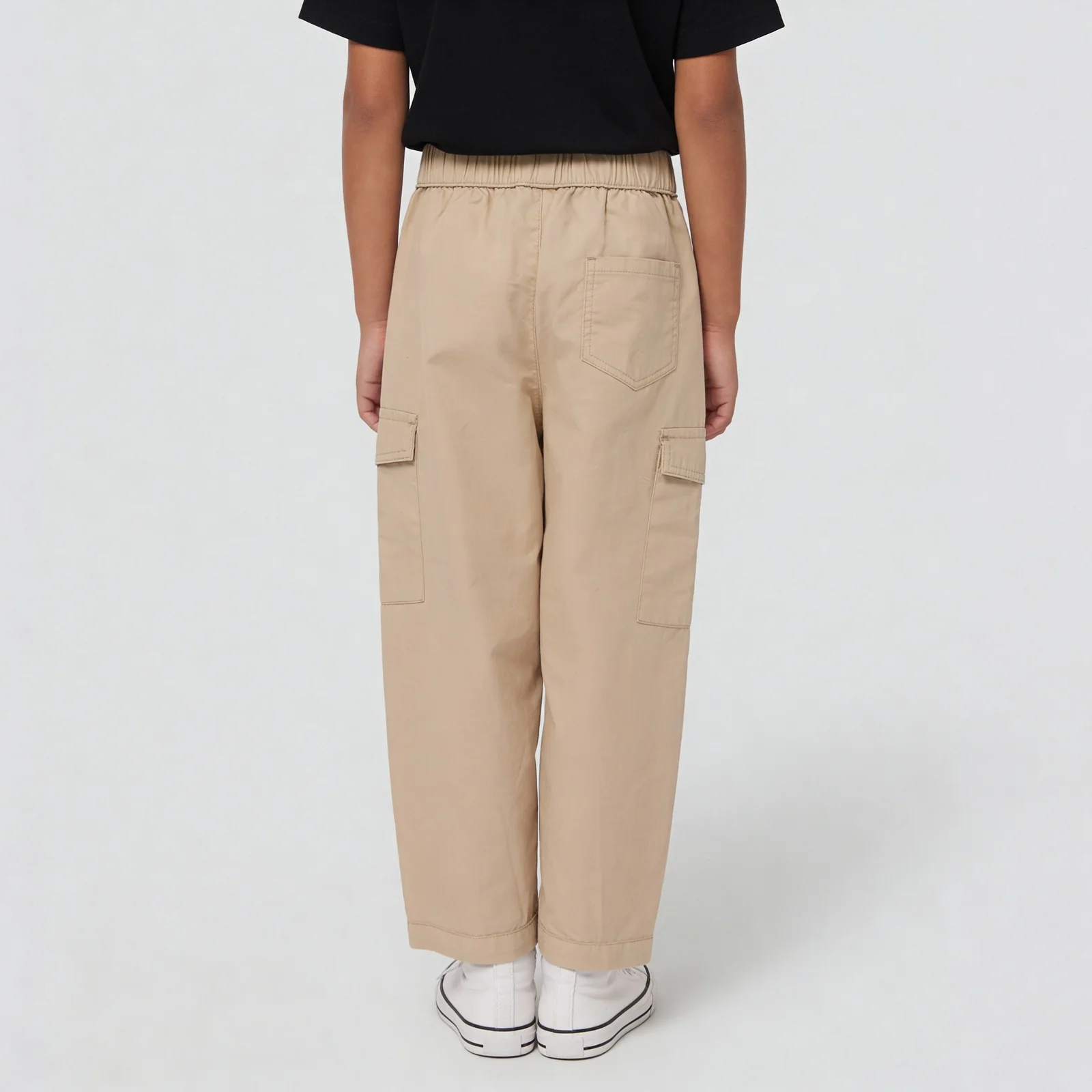 Girls Cotton Solid Joggers - Image 13