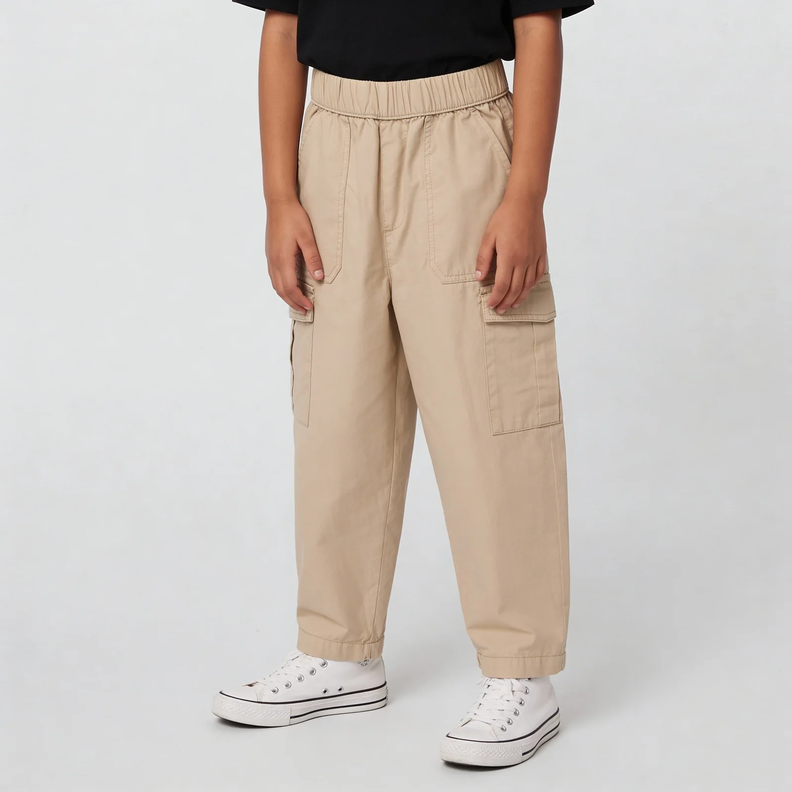 Girls Cotton Solid Joggers - Image 15