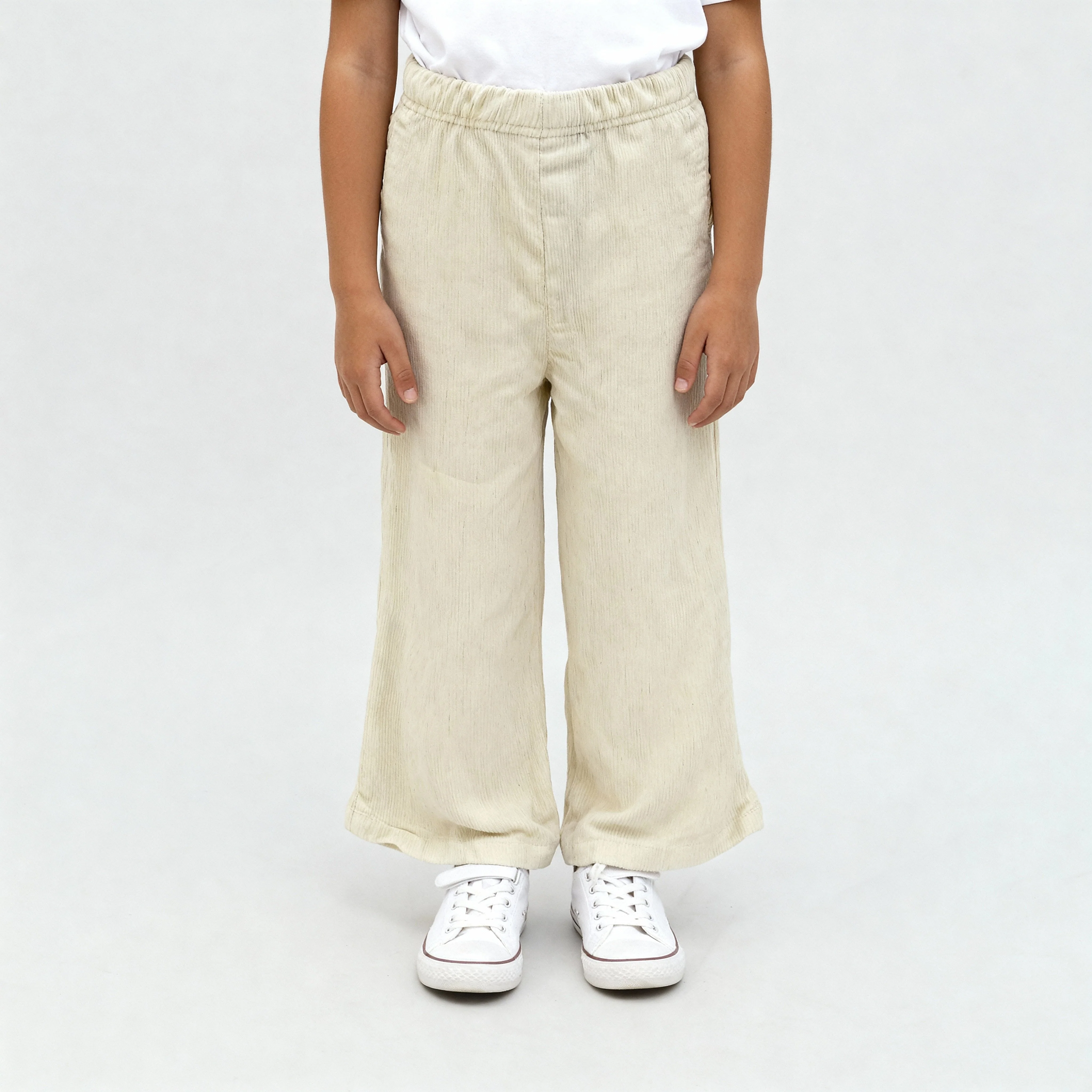 Girls Cotton Solid Palazzos - Image 7