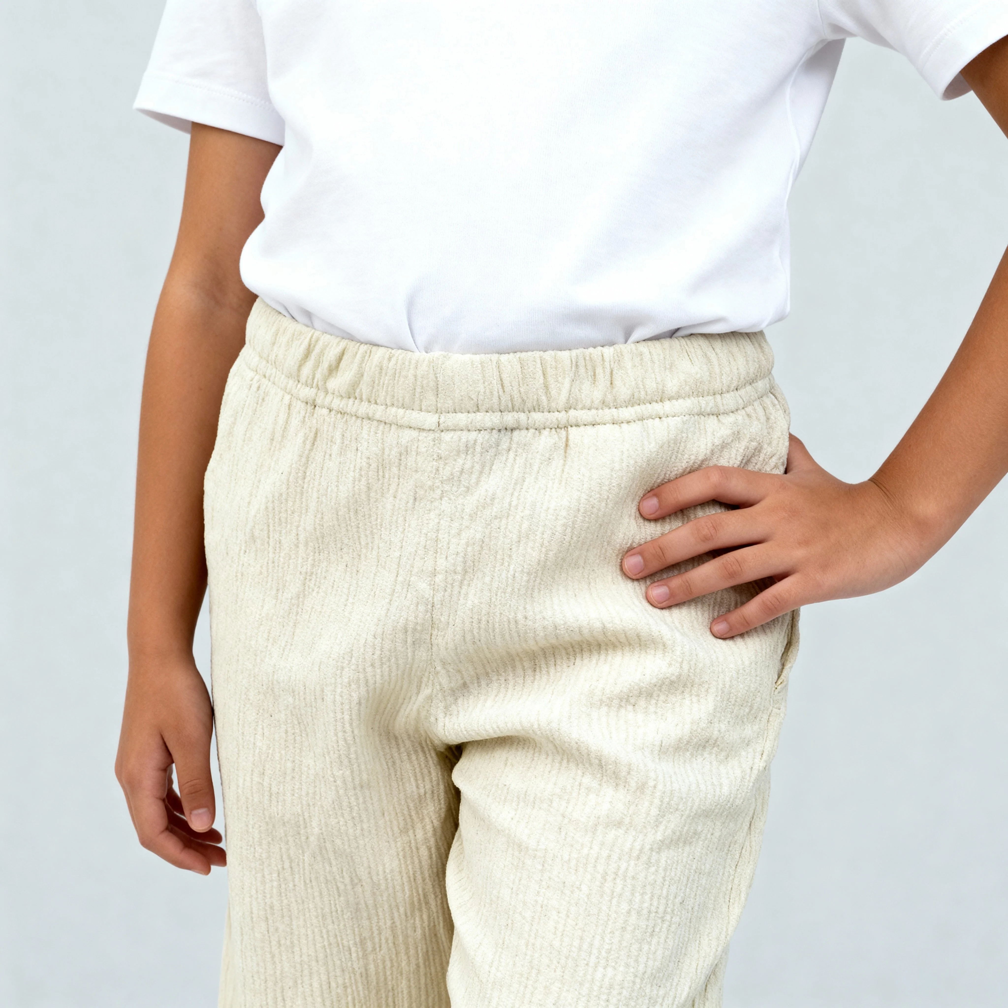 Girls Cotton Solid Palazzos - Image 9