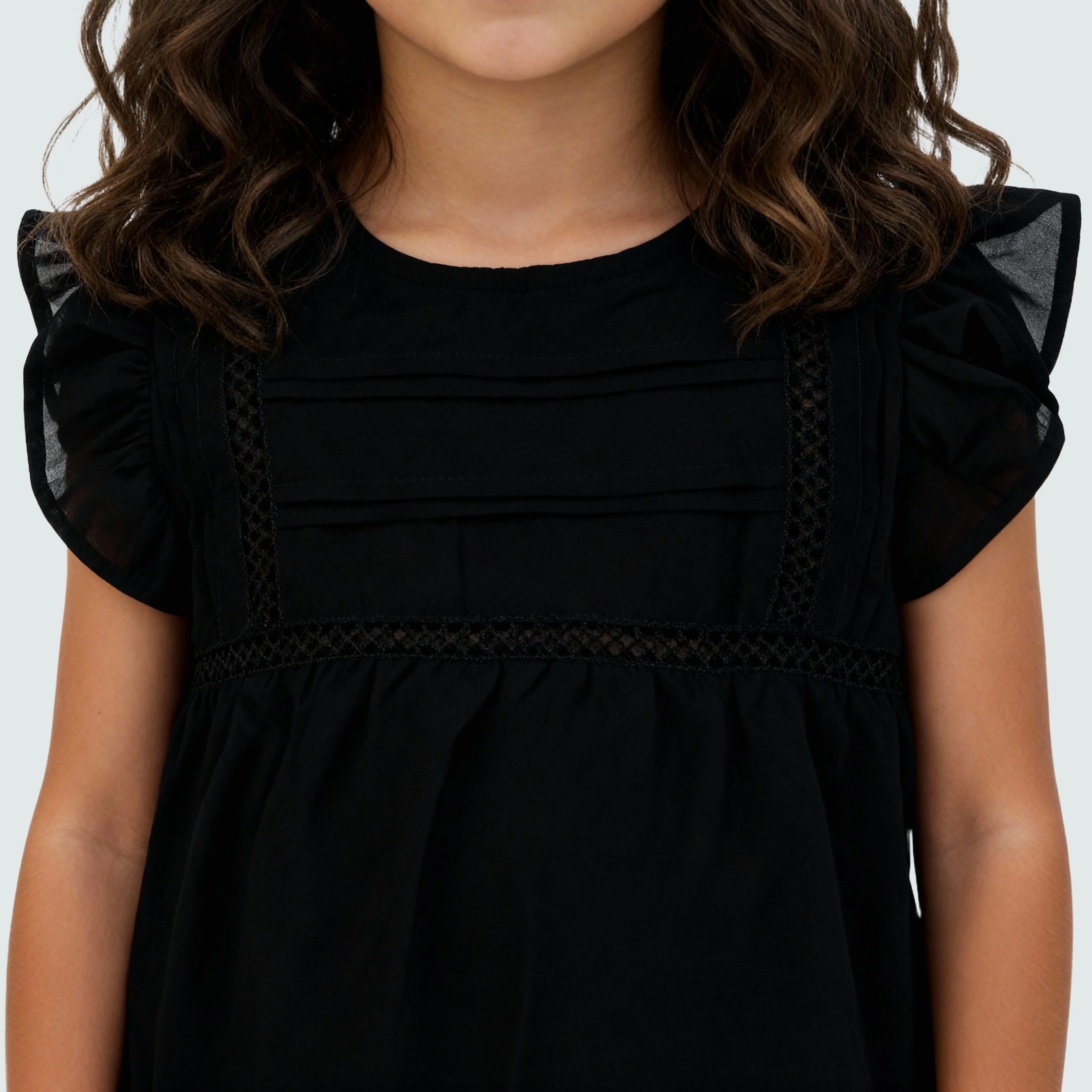 Girls Cotton Solid Top - Image 4