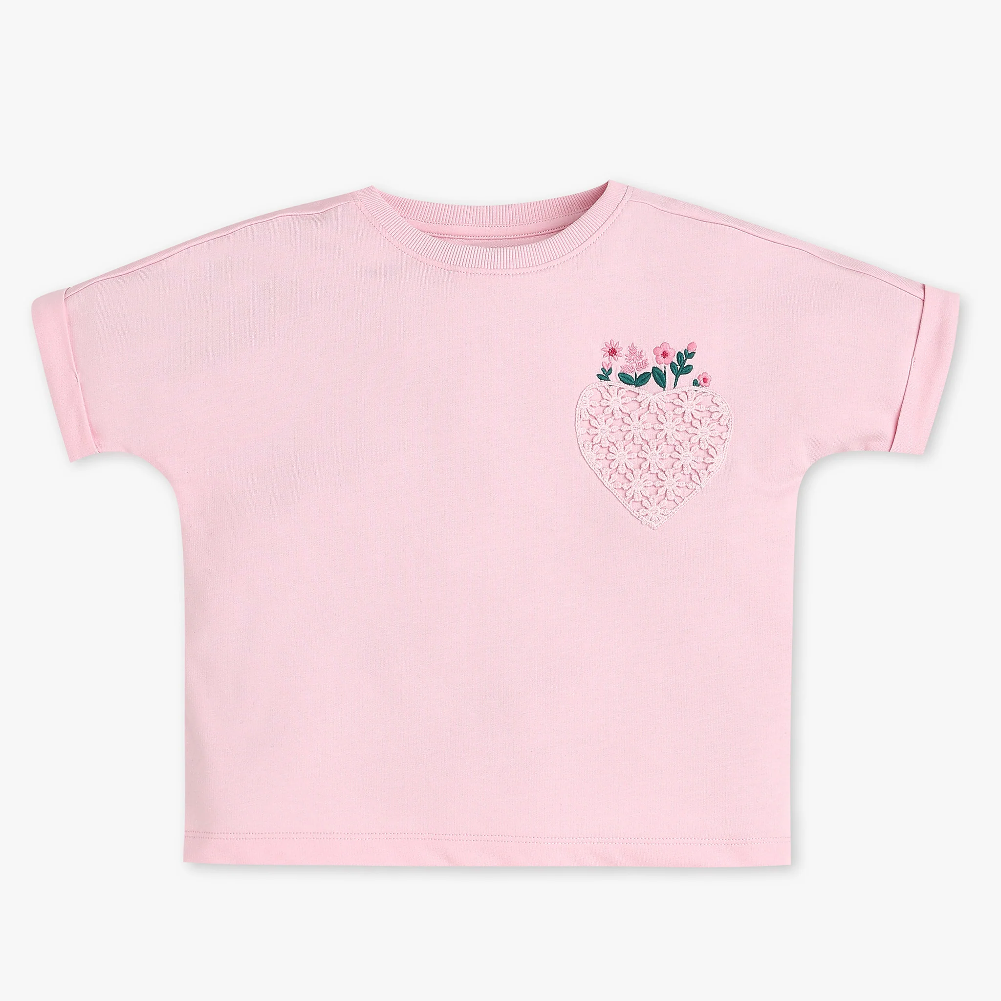 Girls Cotton Boxy Fit T-Shirt - Image 4