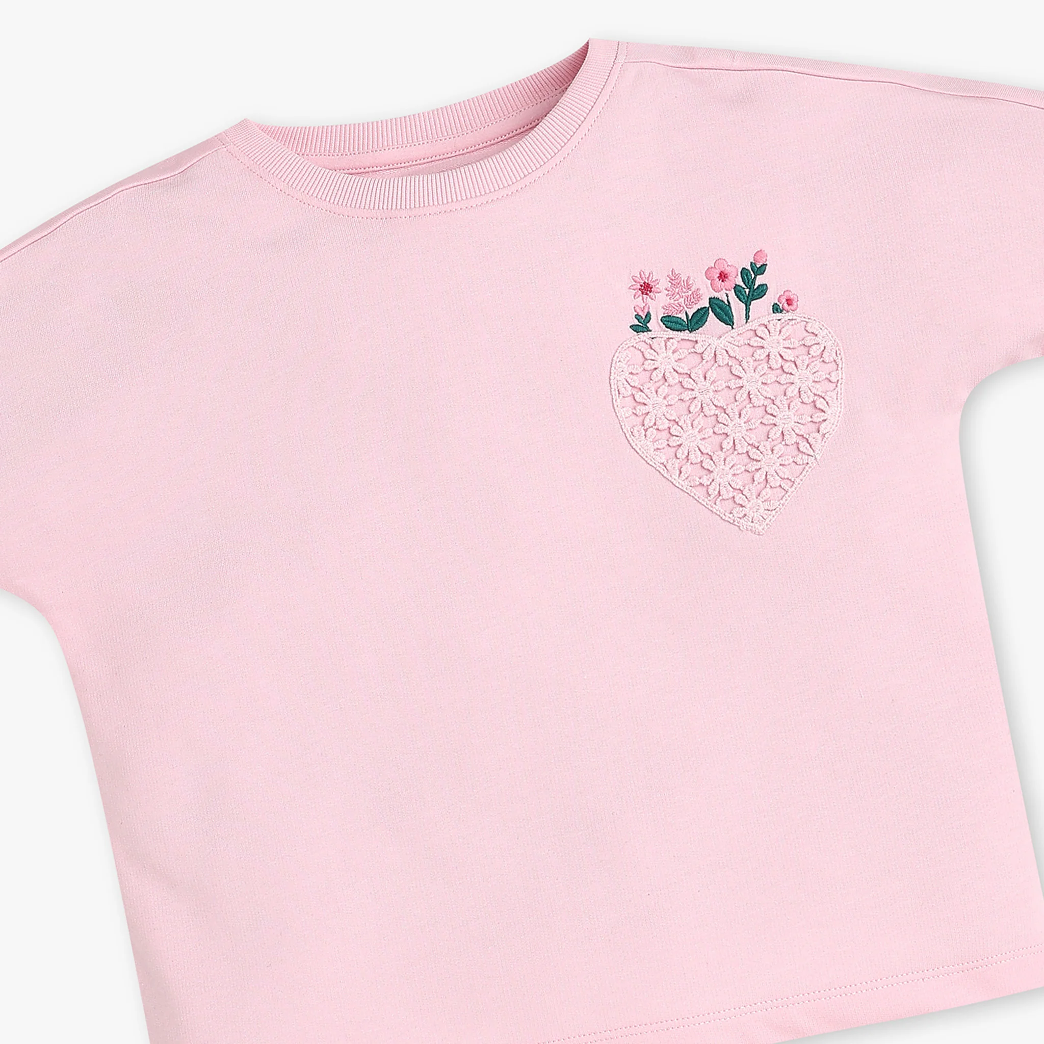 Girls Cotton Boxy Fit T-Shirt - Image 6