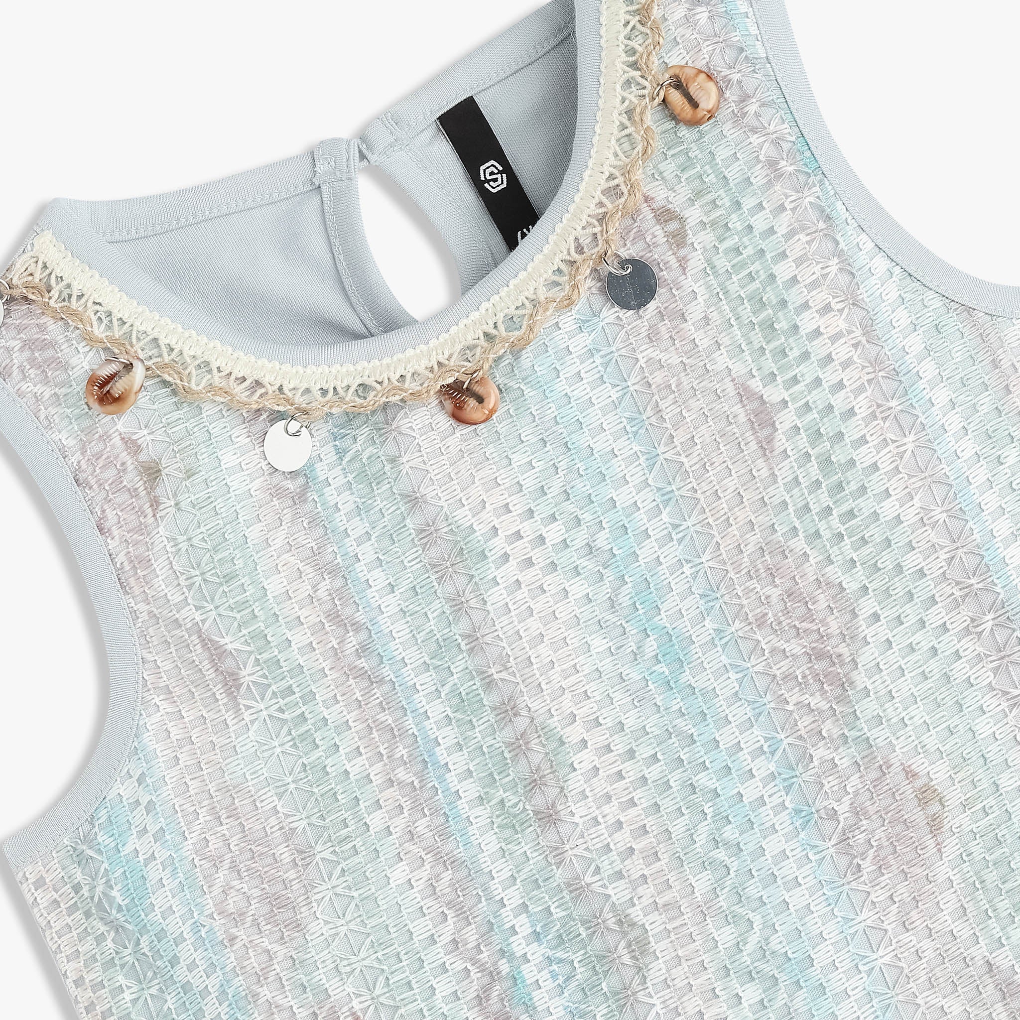 Girls Cotton Textured Top - Image 6