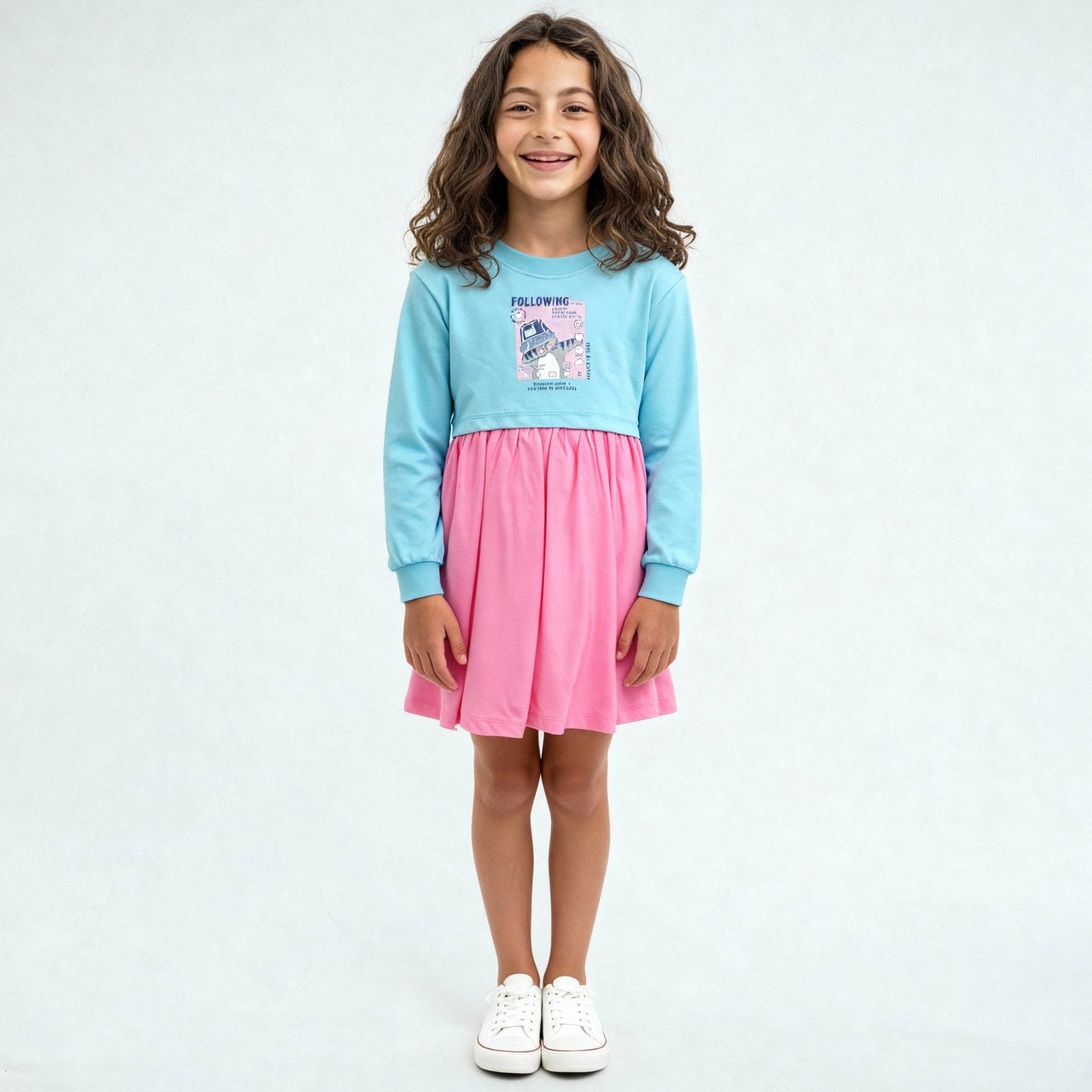 Girls Cotton Weekend Dress - Image 2