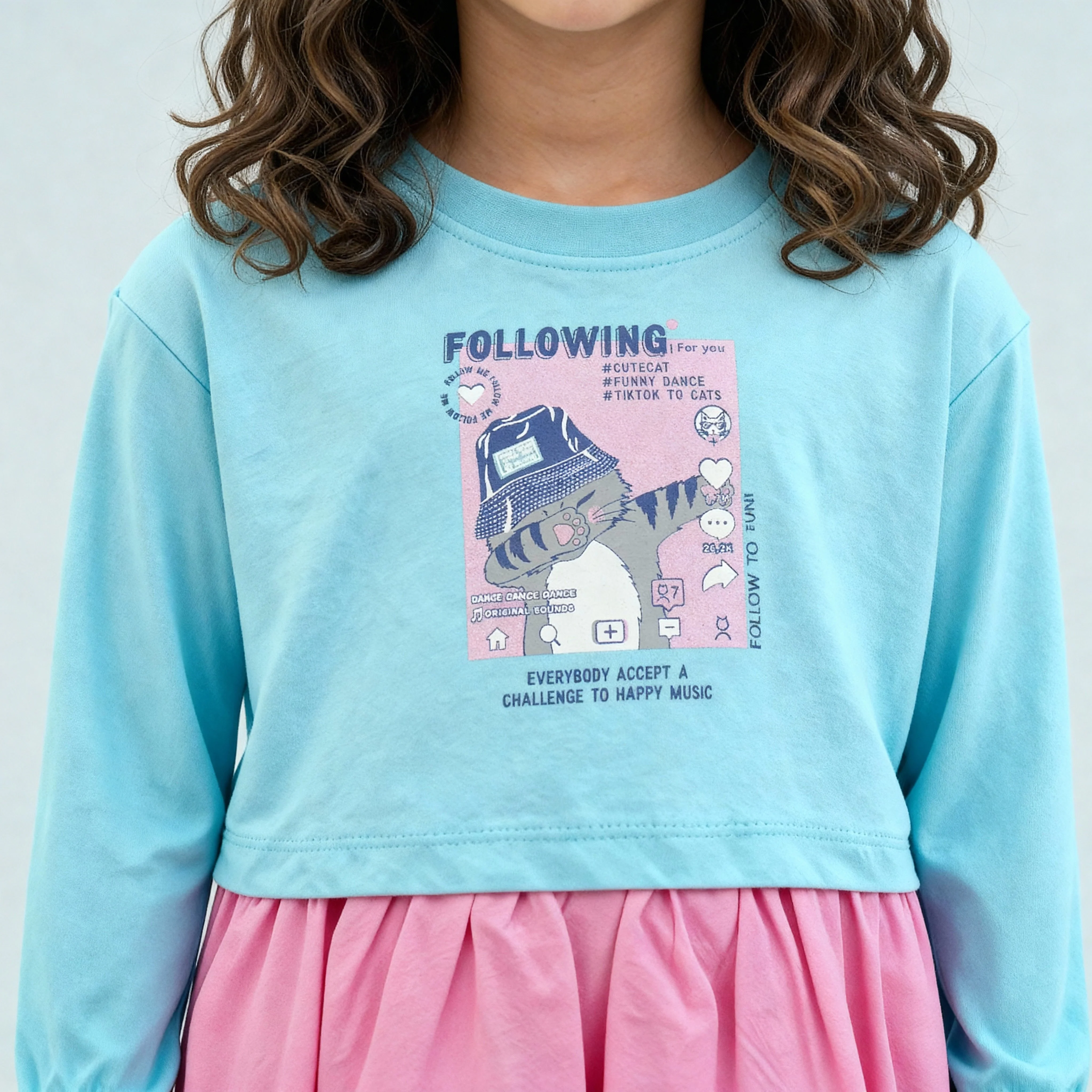 Girls Cotton Weekend Dress - Image 4