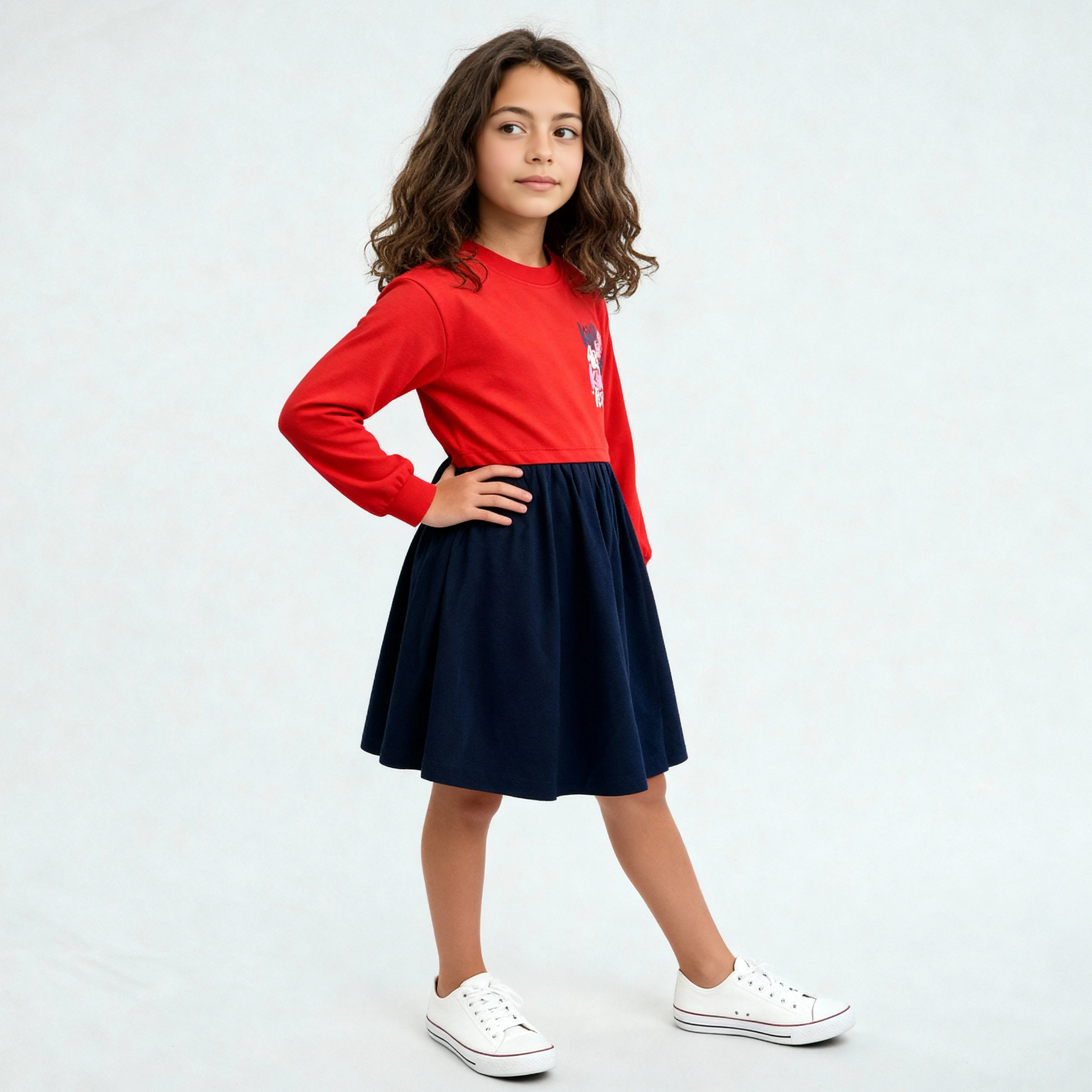 Girls Cotton Weekend Dress - Image 6