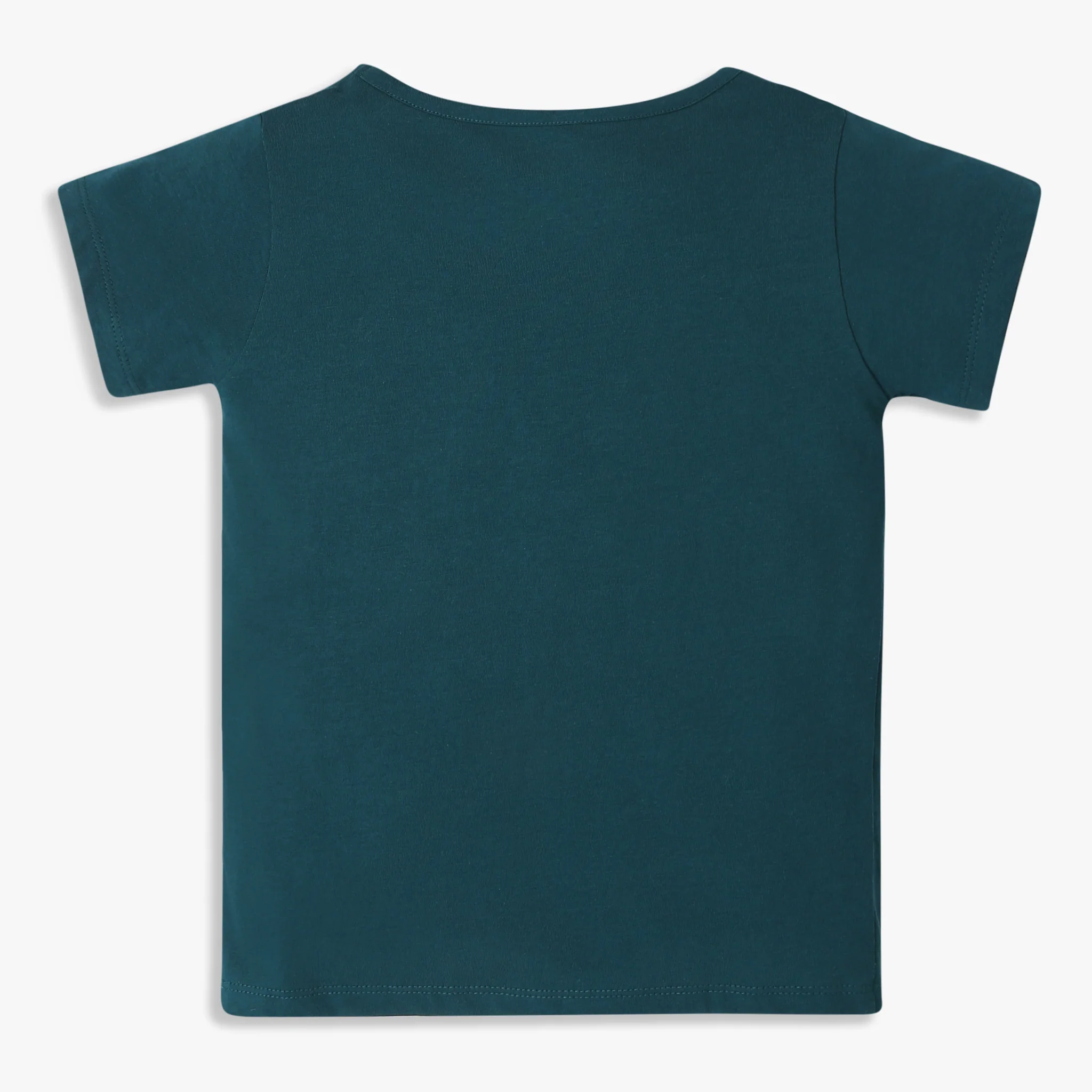 Girls Crew Neck All Day Essential Solid T-Shirt - Image 11