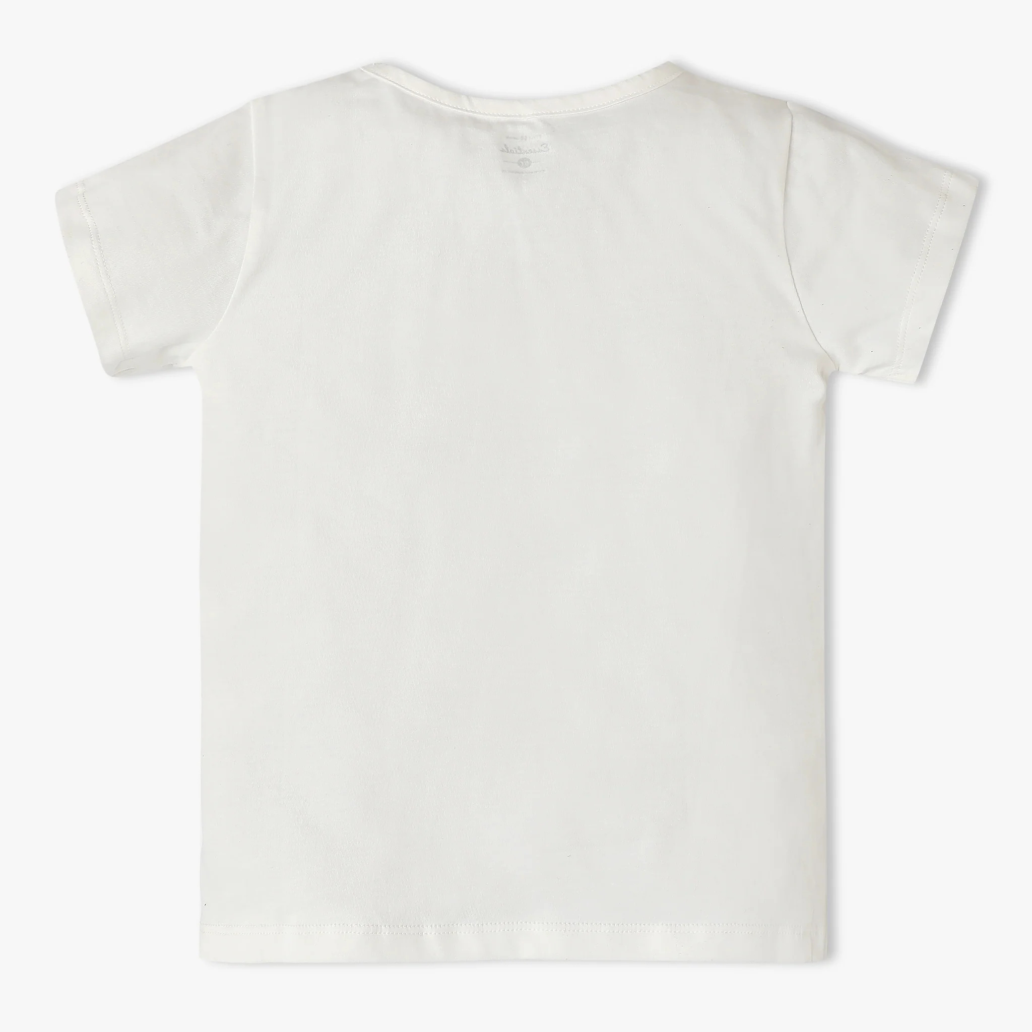 Girls Crew Neck All Day Essential Solid T-Shirt - Image 8