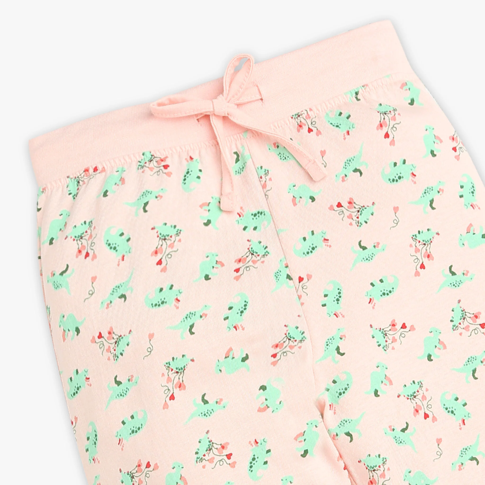 Girls Crew Neck Cap Sleeve Printed Must Have Snooze Co-Ord Set - Image 7
