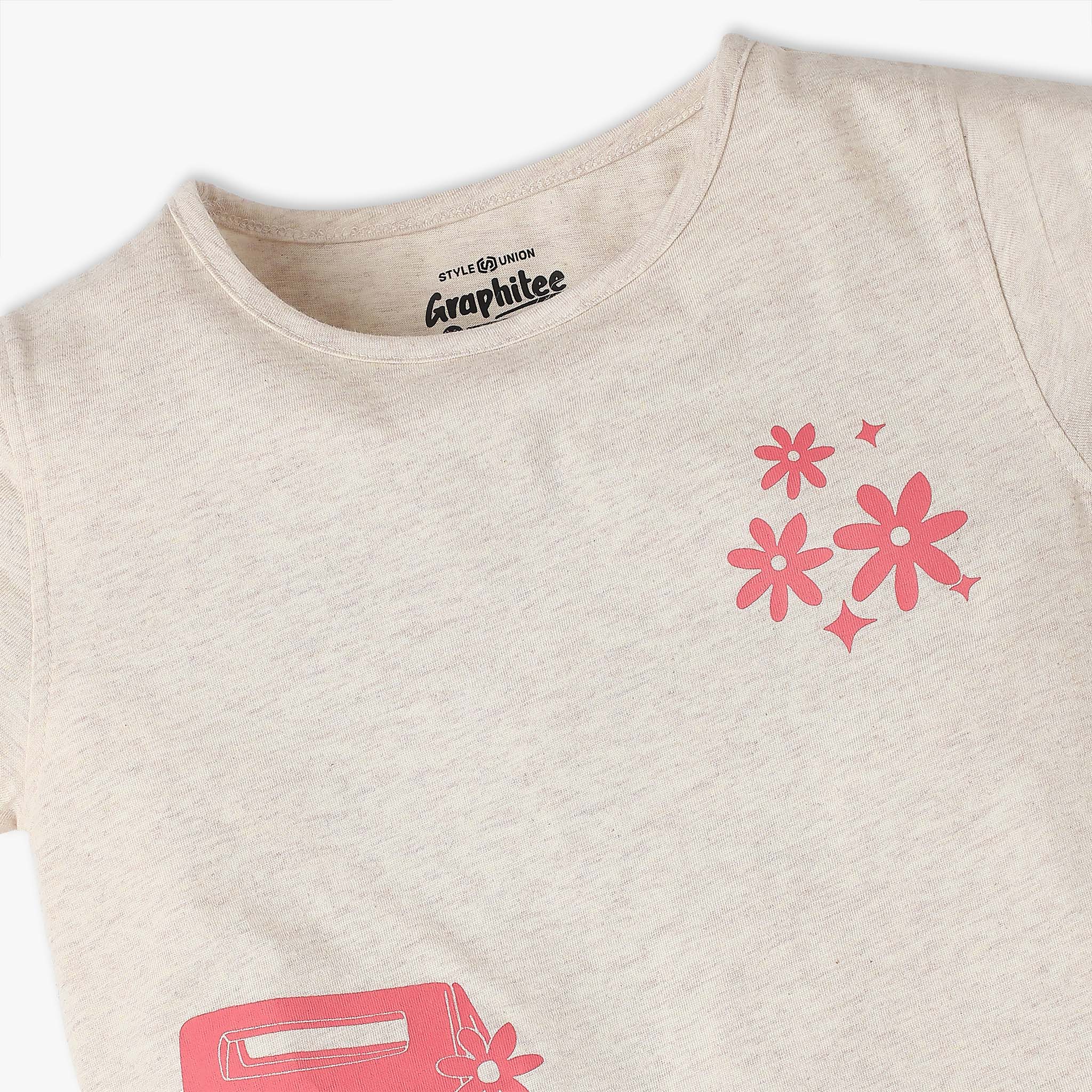 Girls Crew Neck Fun Playtime Graphic T-Shirt - Image 3