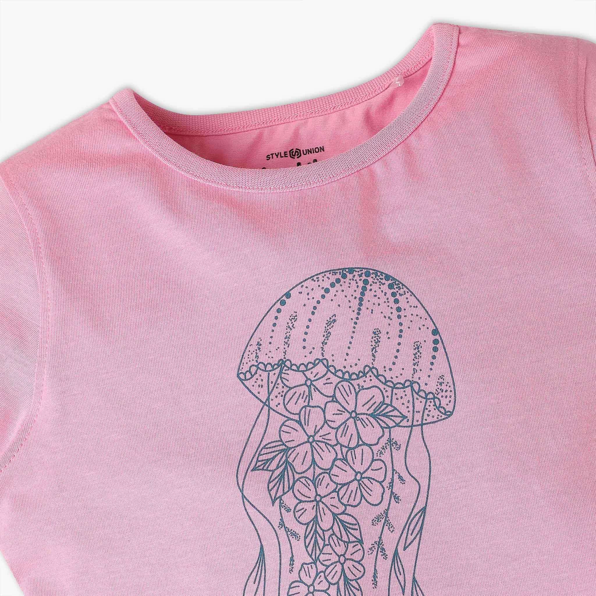 Girls Crew Neck Fun Playtime Graphic T-Shirt - Image 3