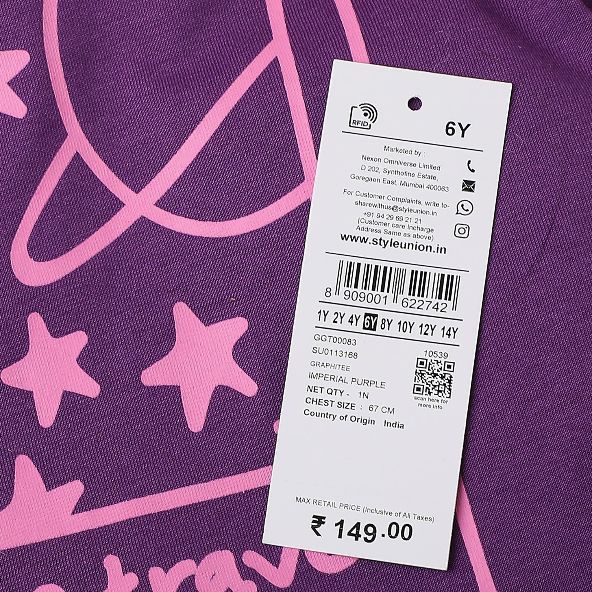 Girls Crew Neck Fun Playtime Graphic T-Shirt - Image 3