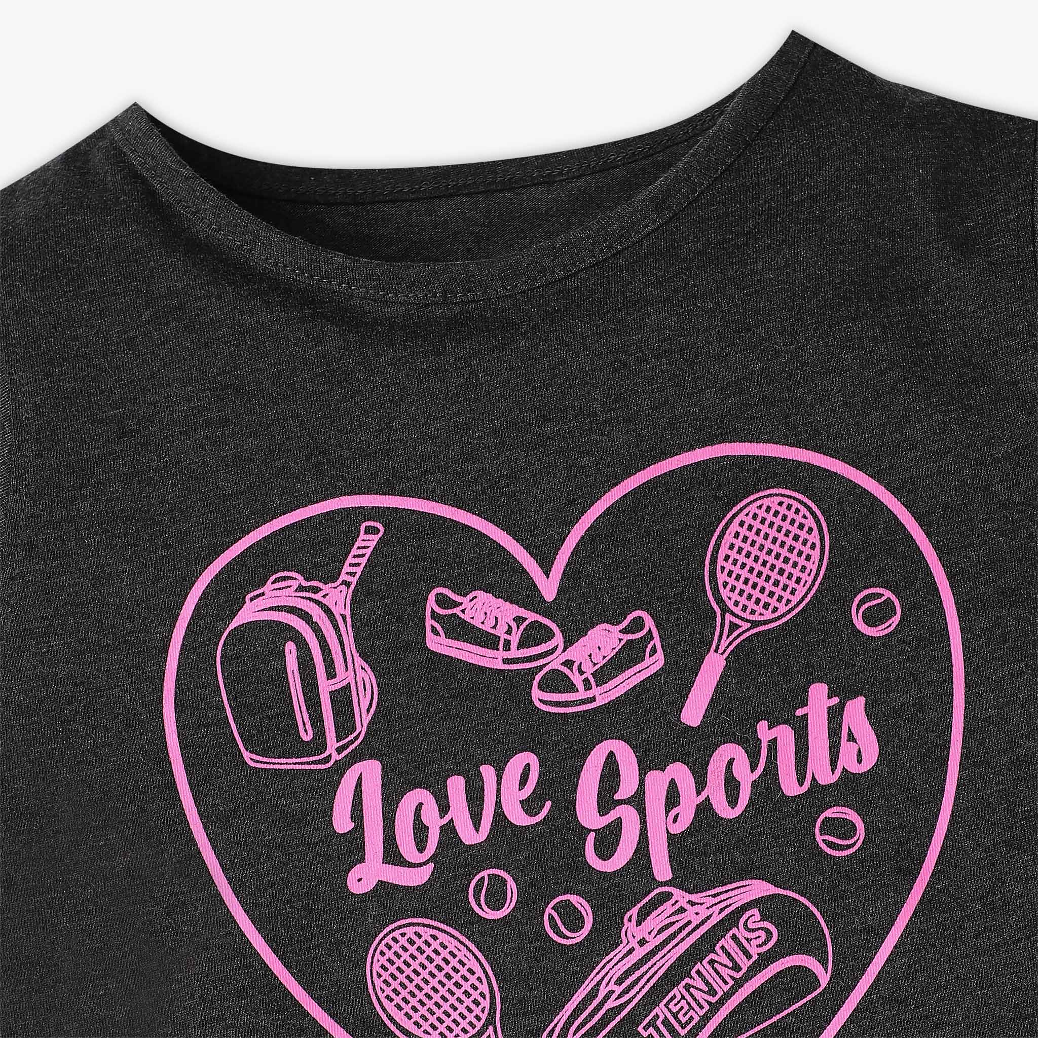 Girls Crew Neck Fun Playtime Graphic T-Shirt - Image 3