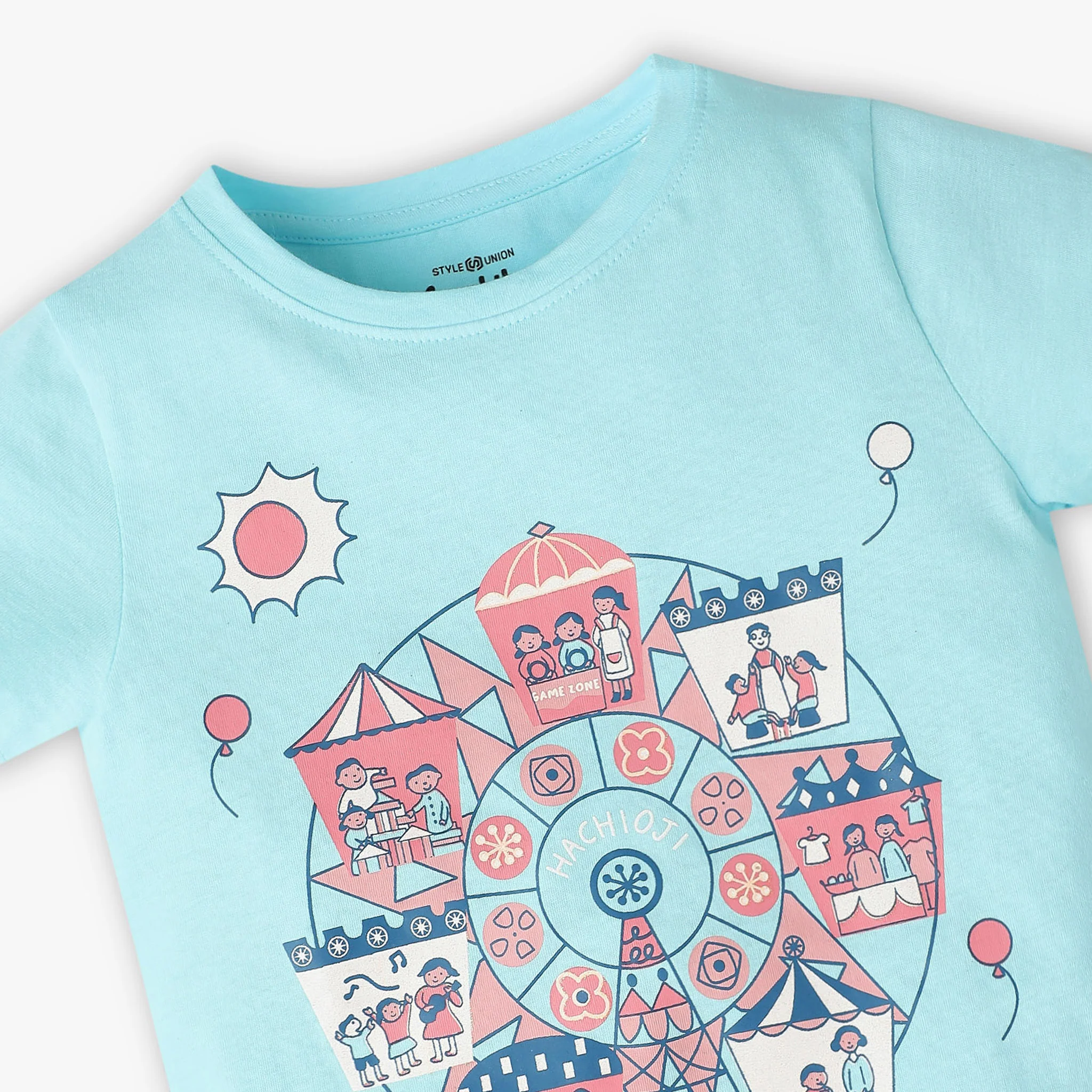 Girls Crew Neck Fun Playtime Graphic T-Shirt - Image 3