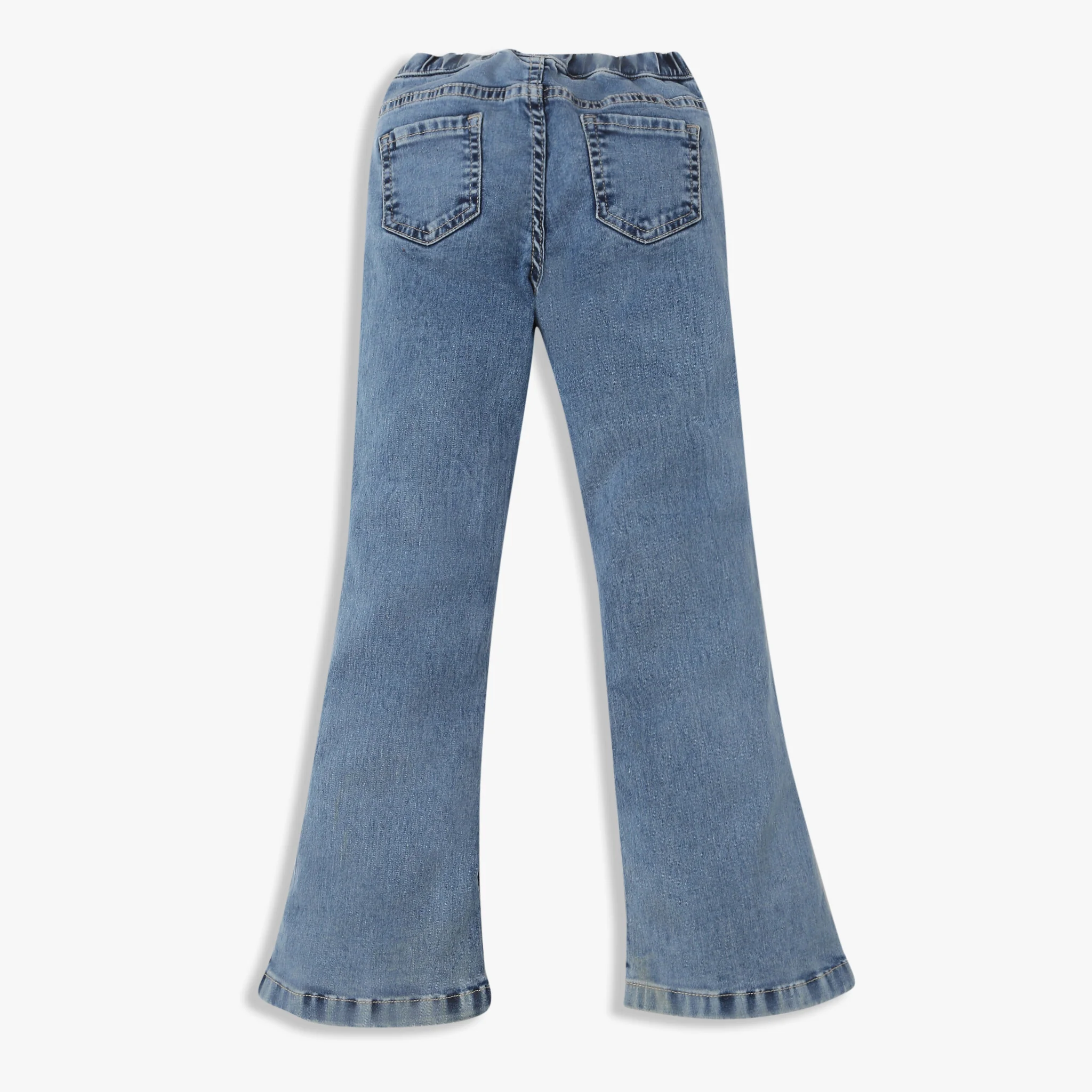 Girls Embellished Boot Cut Denim Jegging - Image 2