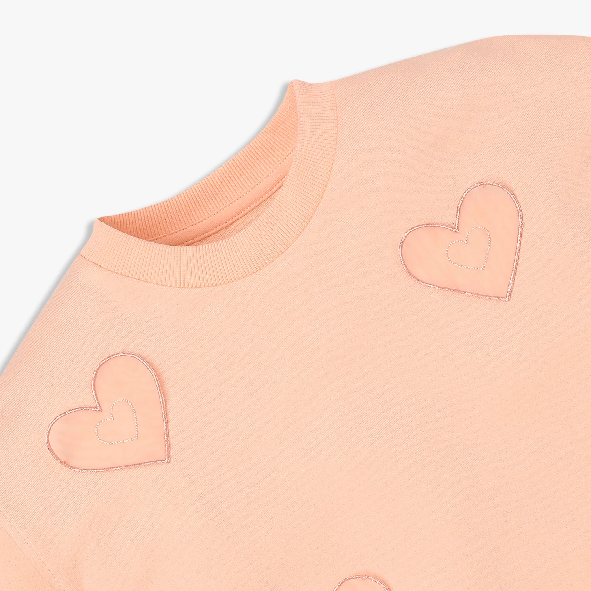 Girls Embellished Cotton Pop Sweat Tee - Image 3